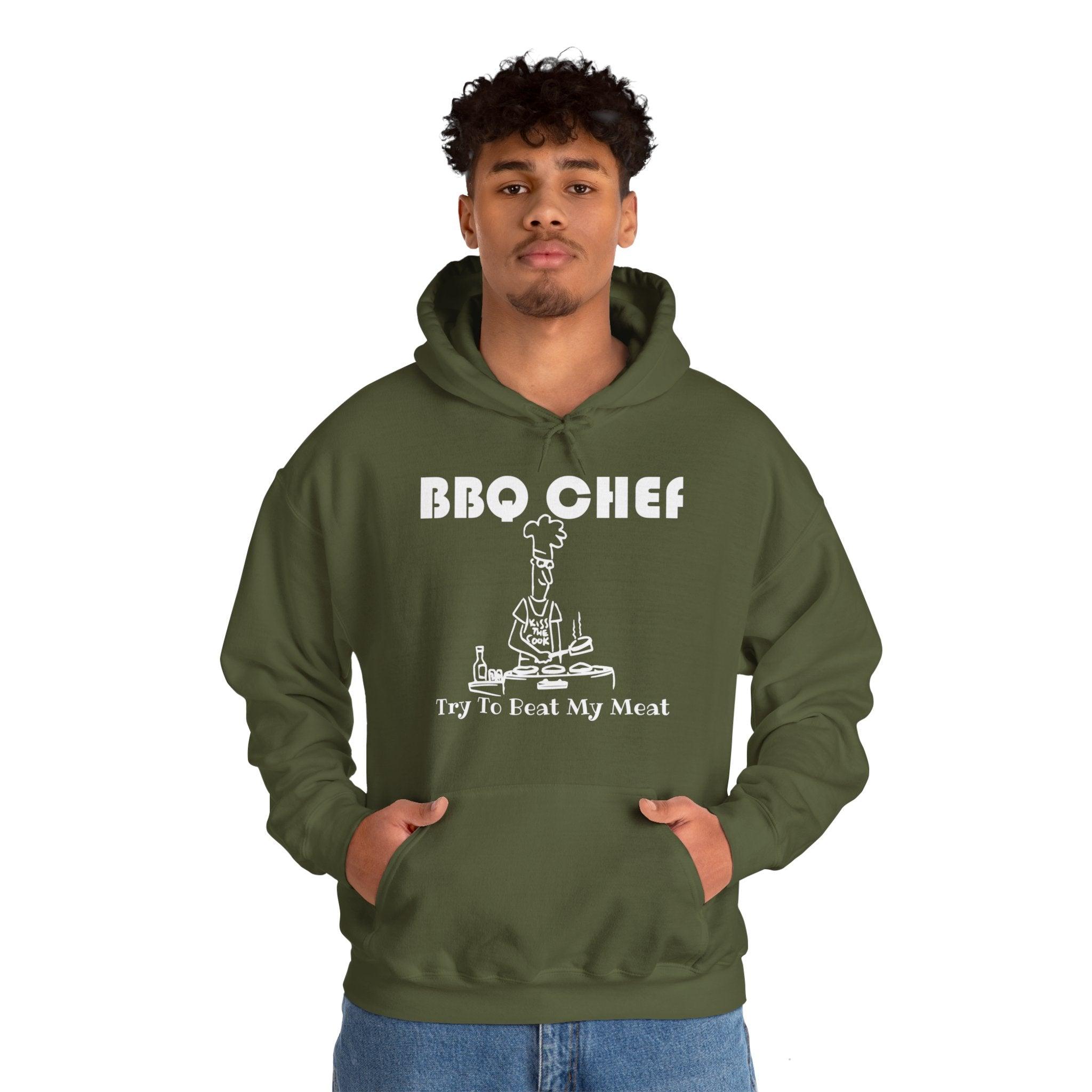 BBQ Chef Try To Beat My Meat - Hoodie - Witty Twisters Fashions