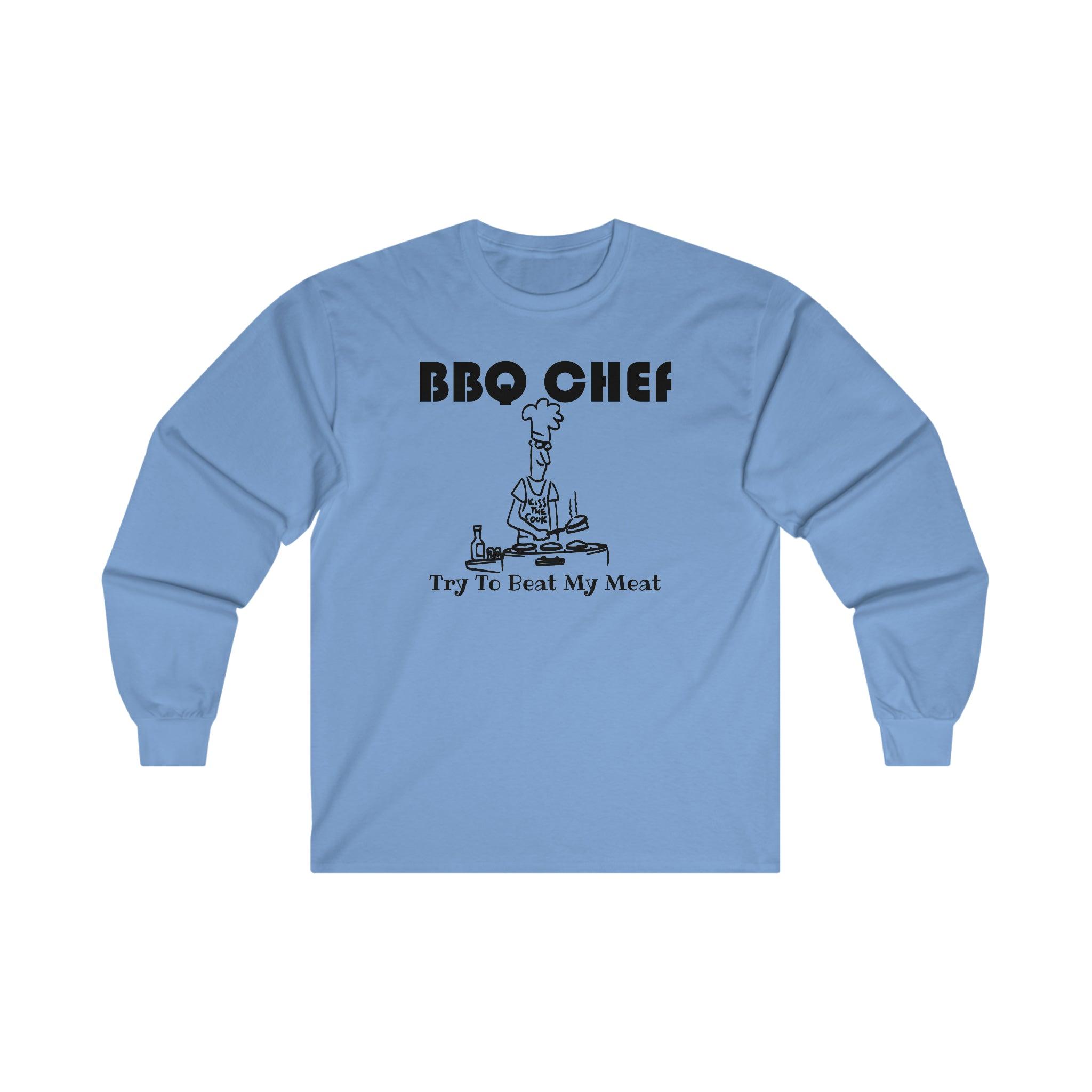 BBQ Chef Try To Beat My Meat - Long-Sleeve Tee - Witty Twisters Fashions