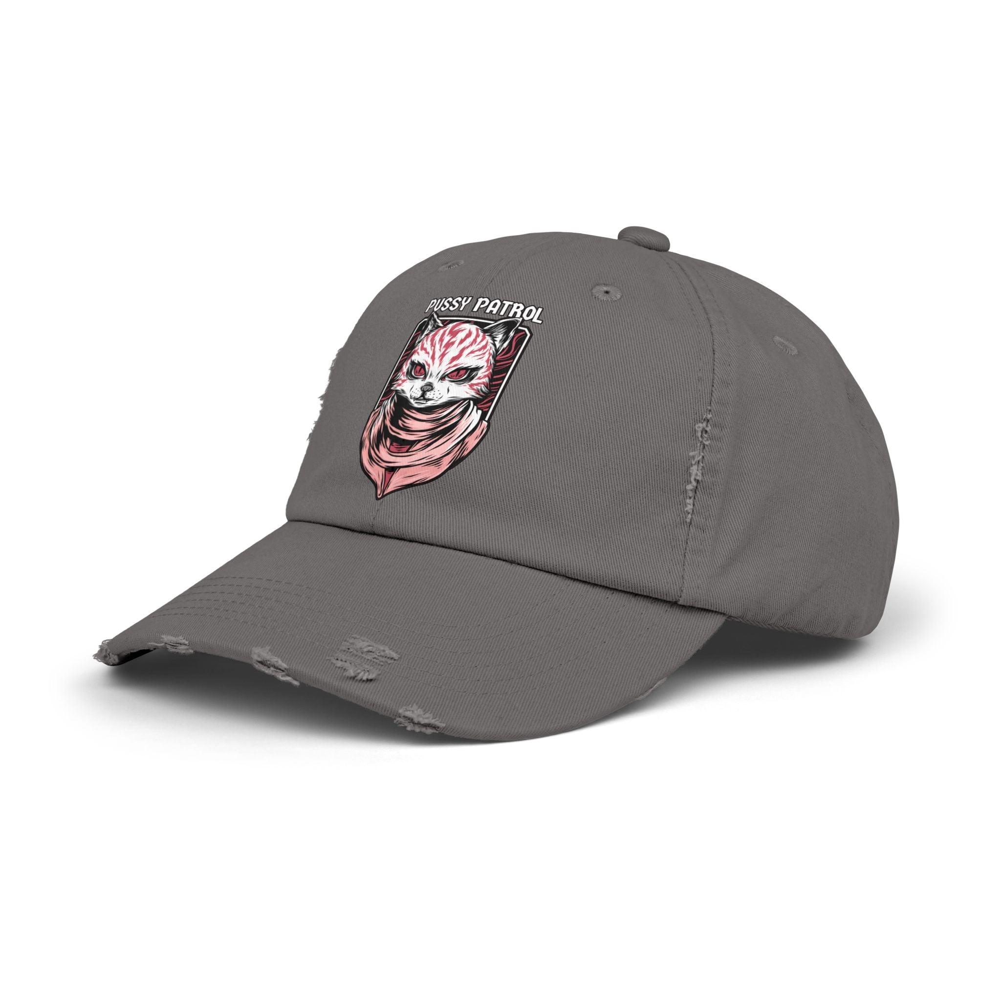 Pussy Patrol - Cotton Twill Distressed Baseball Cap