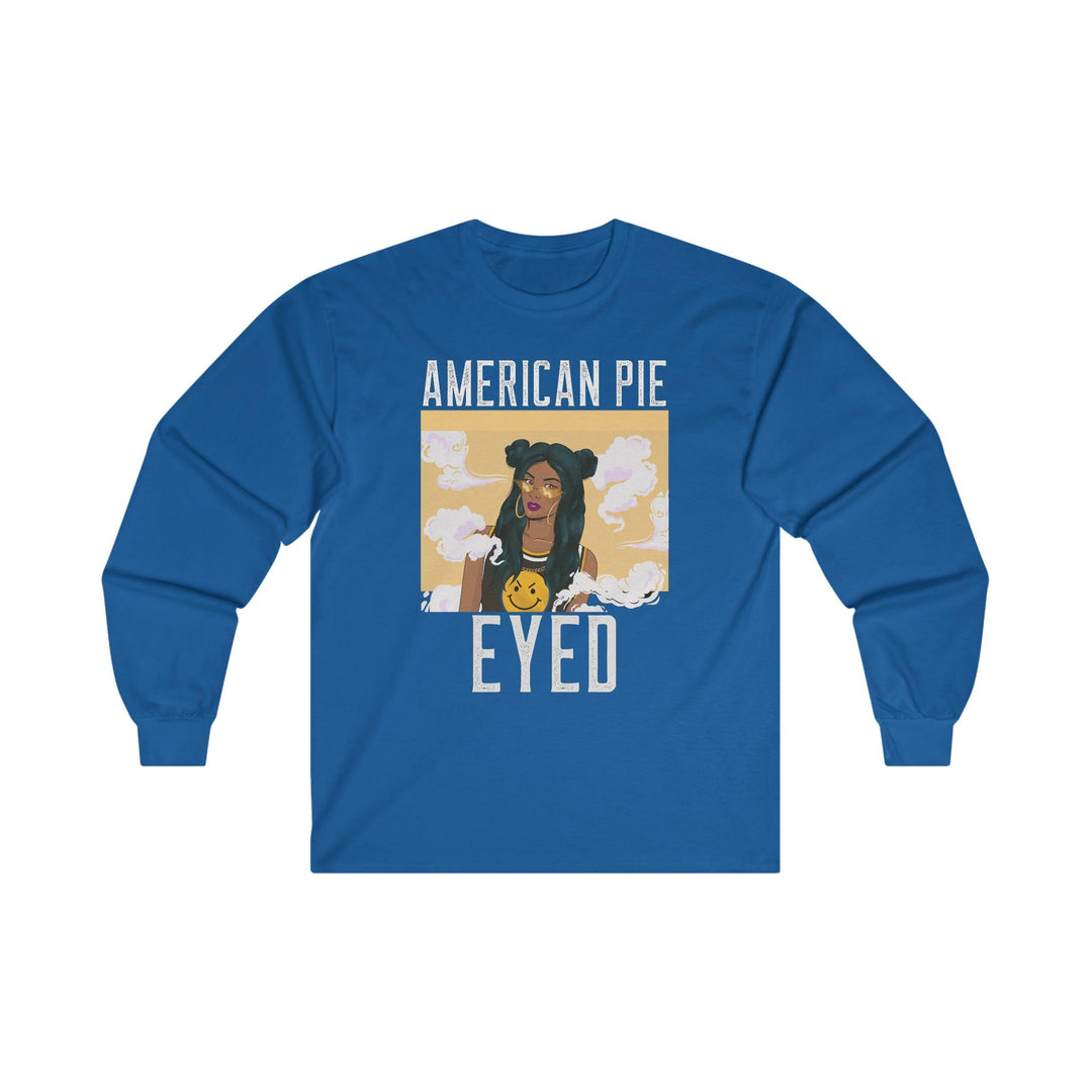 American Pie Eyed - Long-Sleeve Tee - Witty Twisters T-Shirts