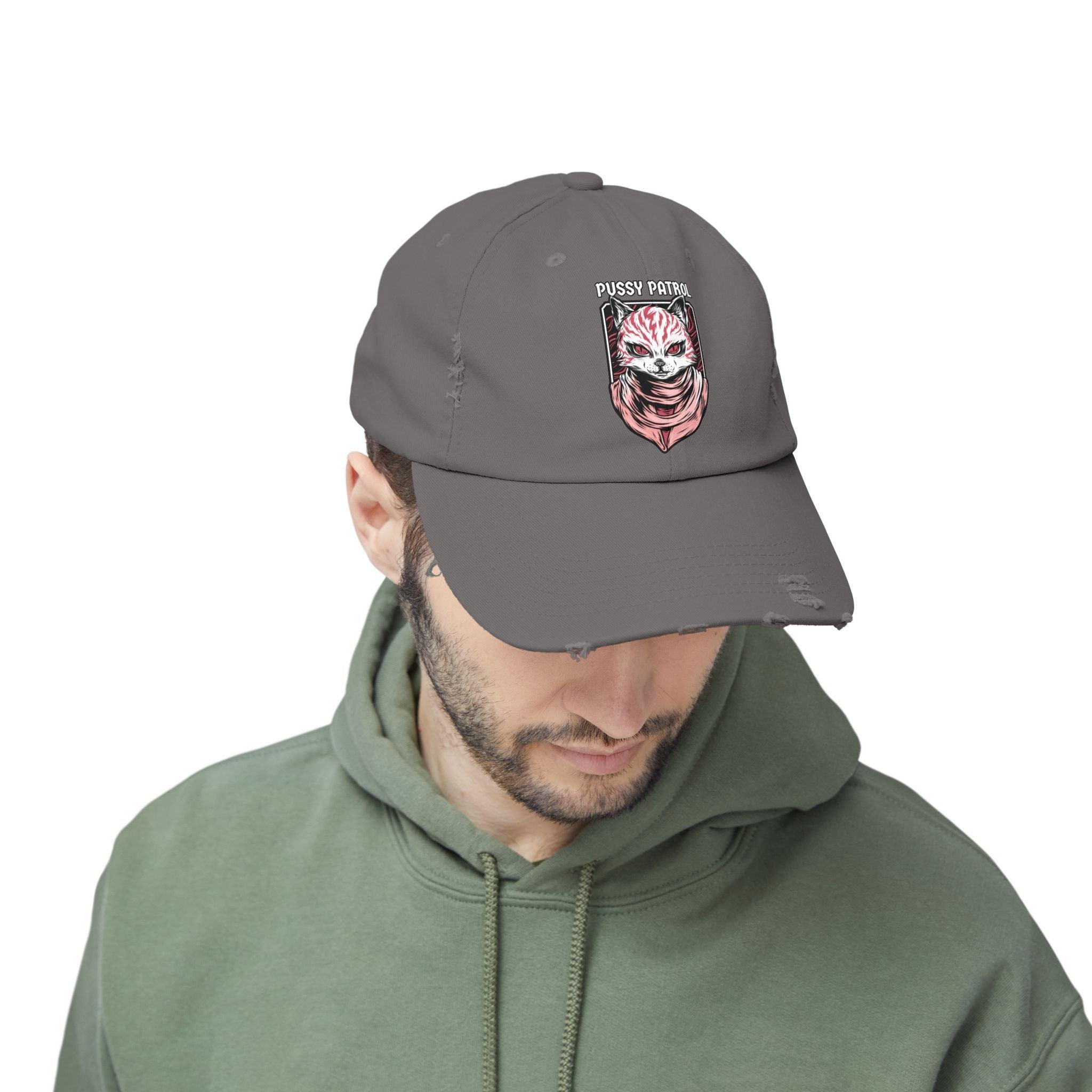 Pussy Patrol - Cotton Twill Distressed Baseball Cap