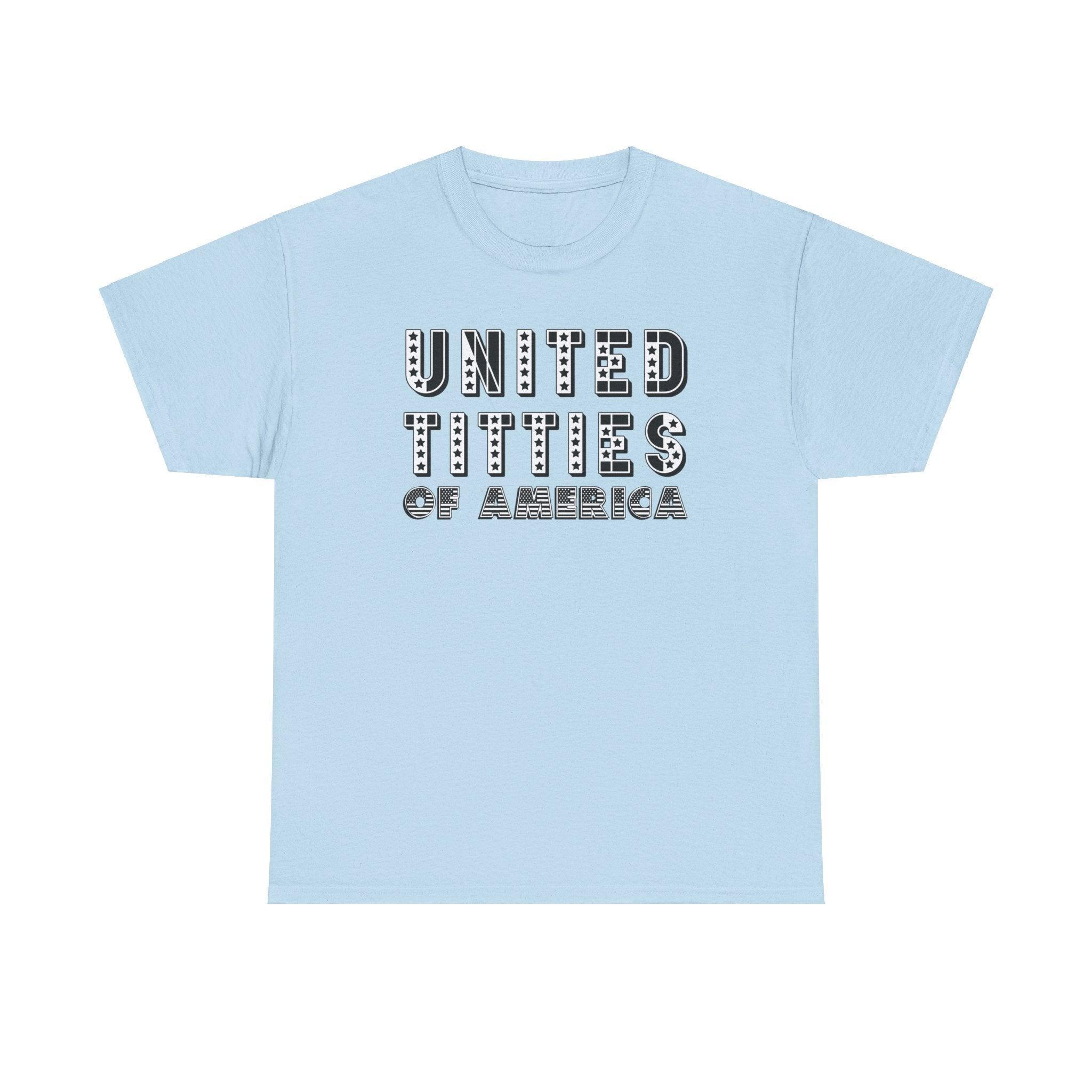 United Titties Of America - T-Shirt - Witty Twisters Fashions