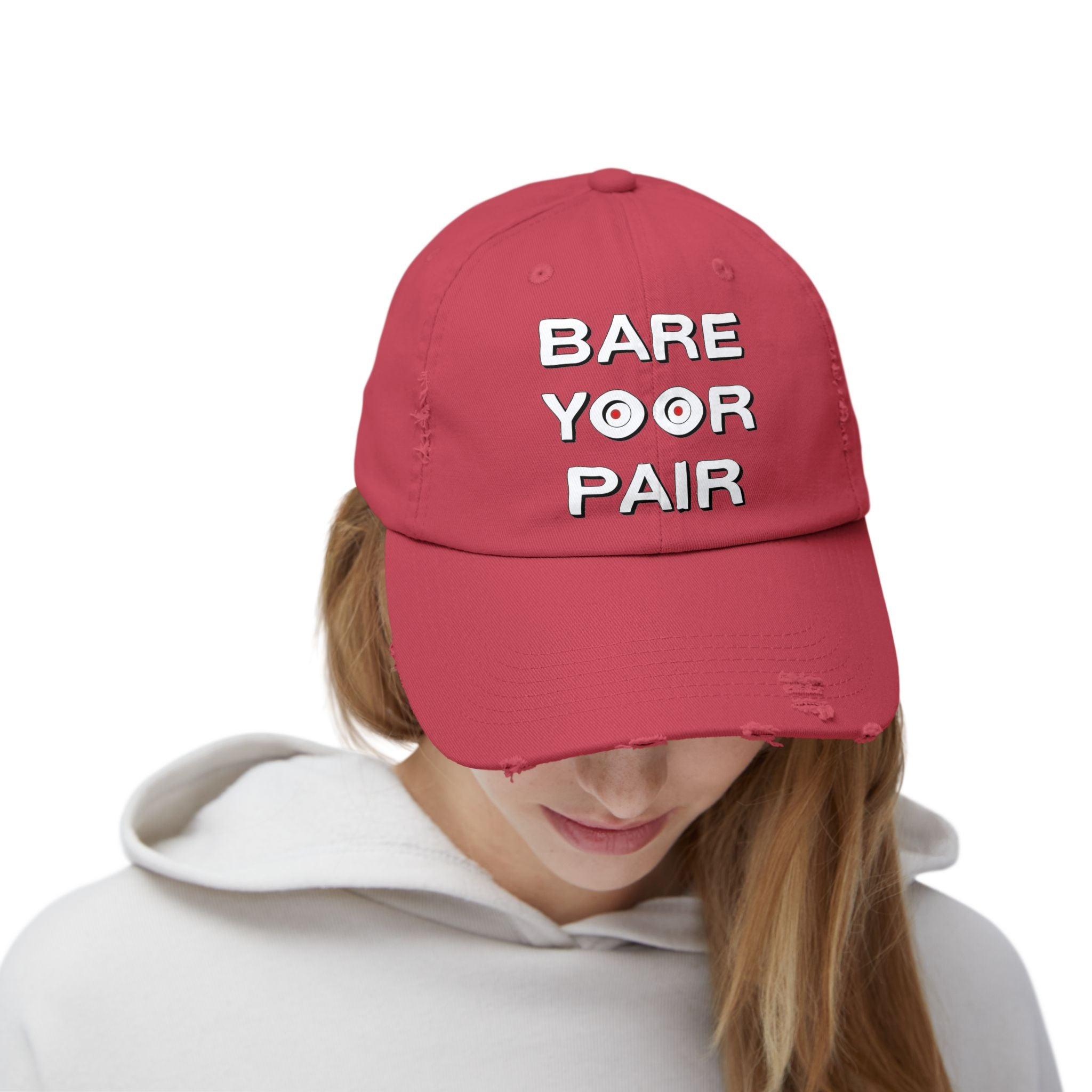 Bare Yoor Pair - Cotton Twill Distressed Baseball Cap