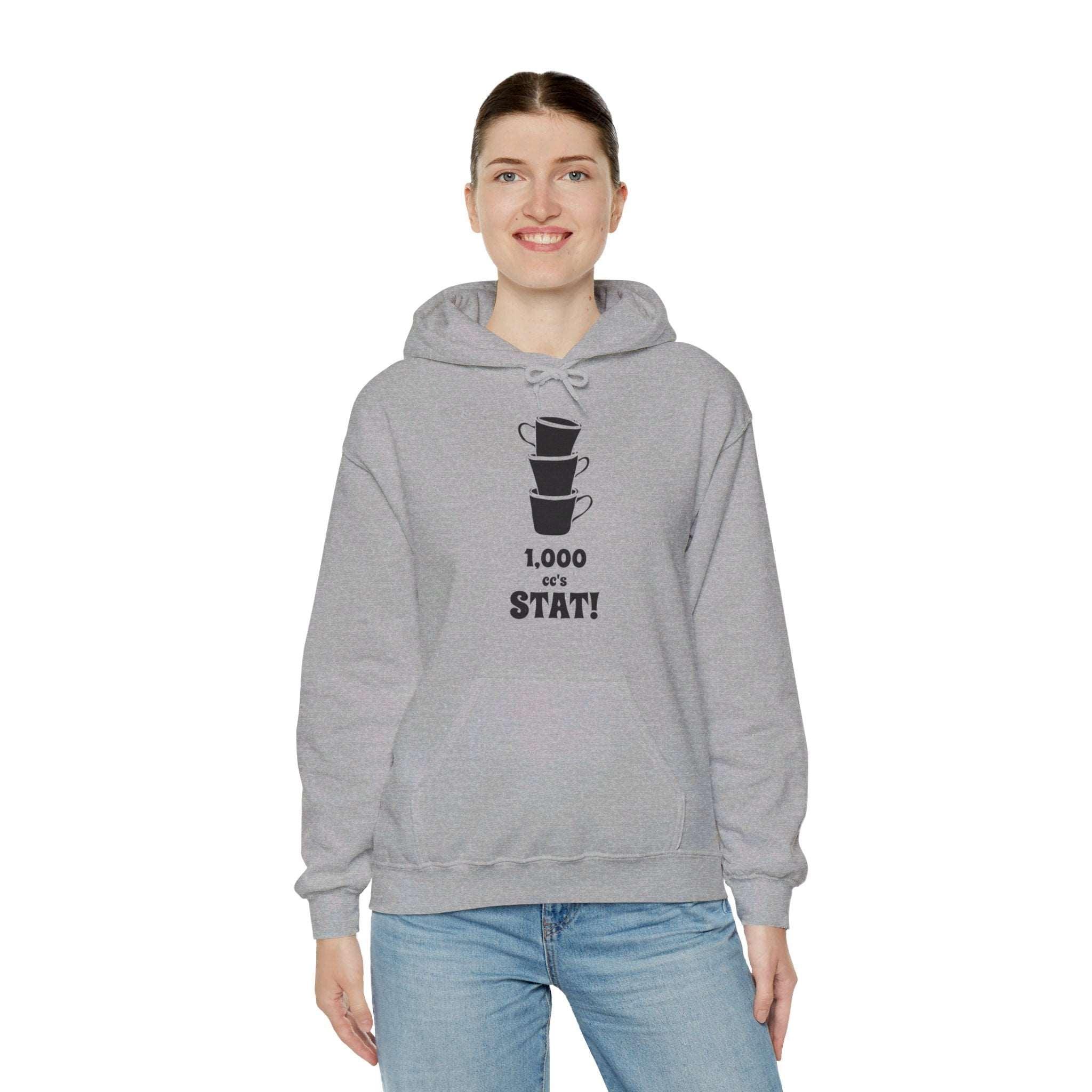 1,000 cc's Stat! - Hoodie - Witty Twisters Fashions