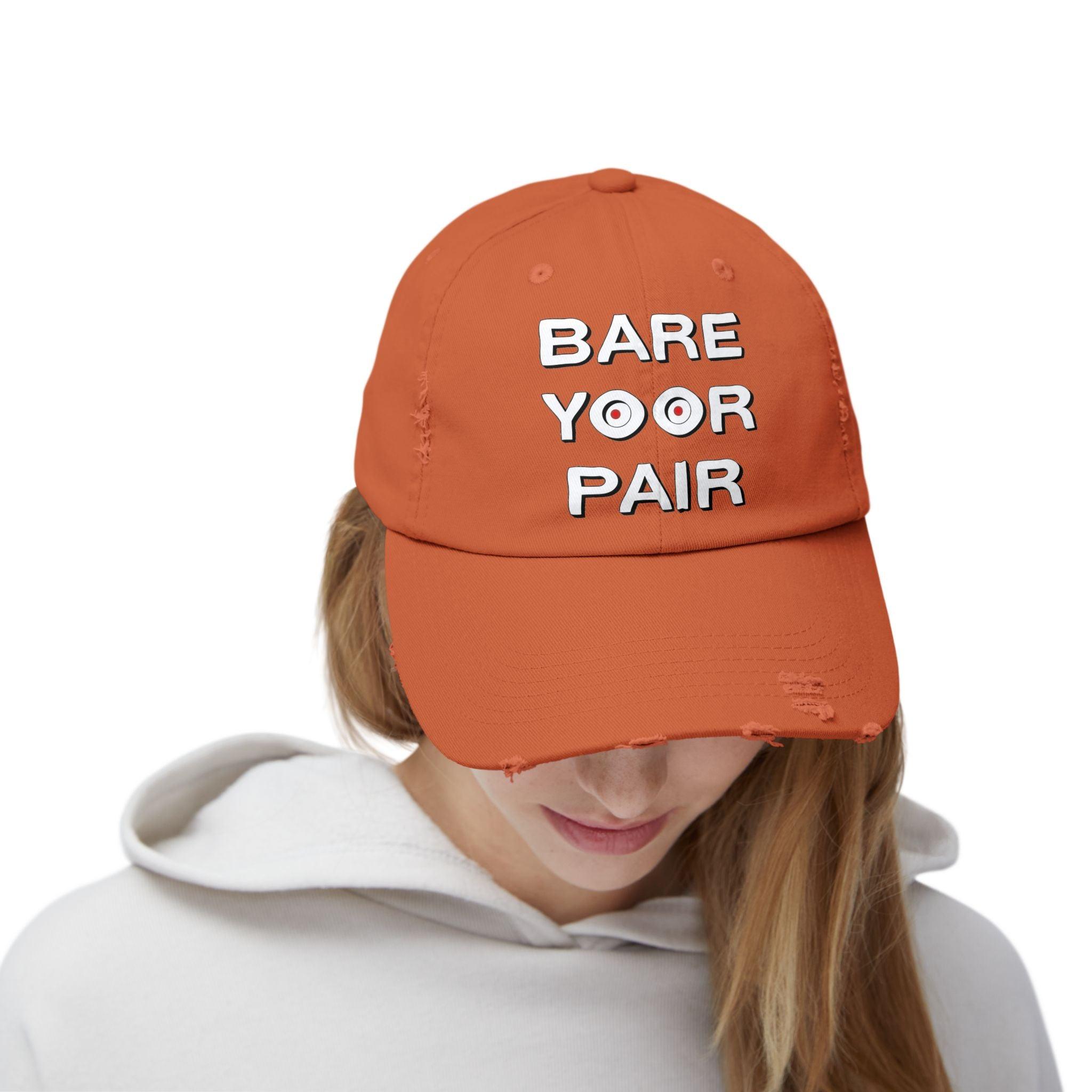 Bare Yoor Pair - Cotton Twill Distressed Baseball Cap