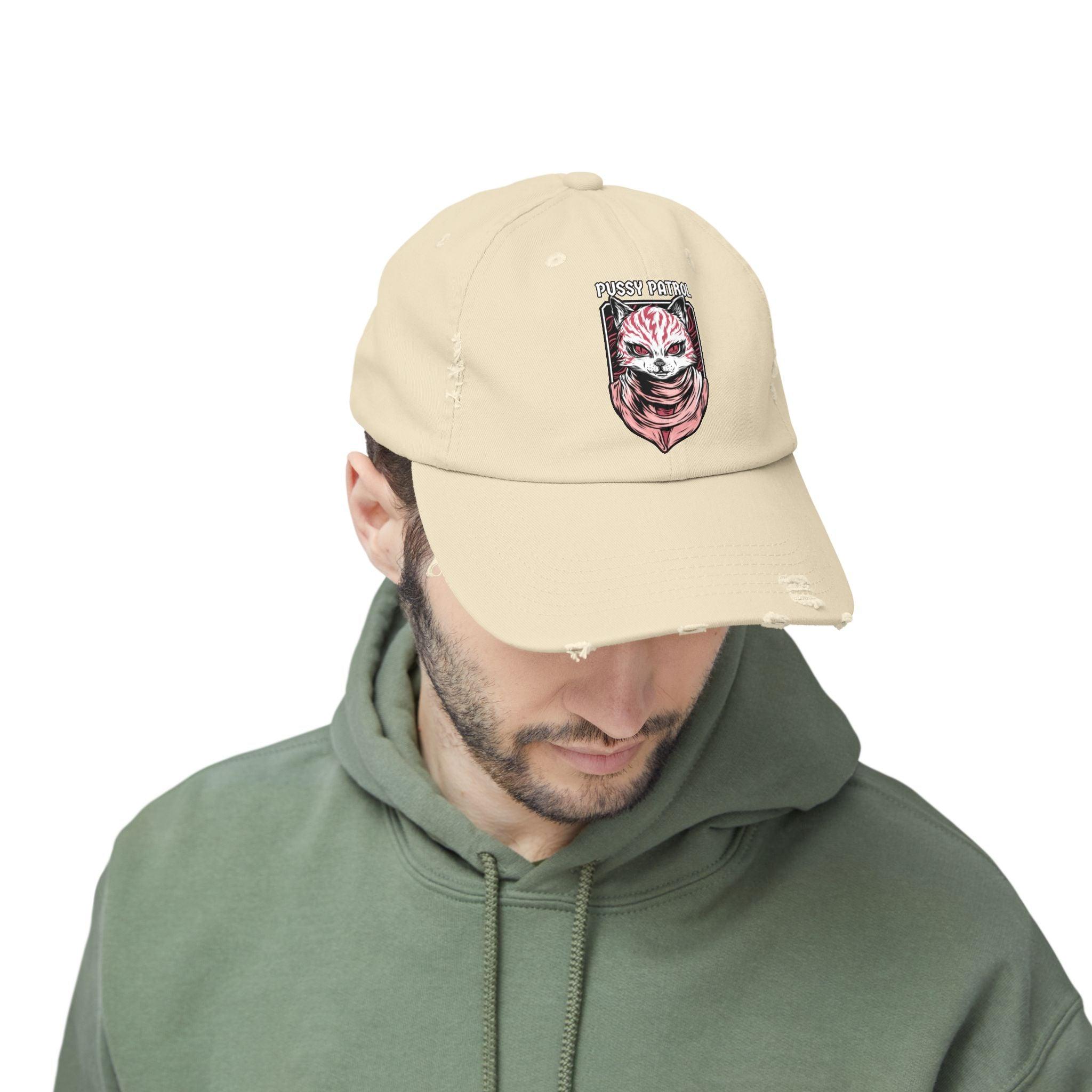 Pussy Patrol - Cotton Twill Distressed Baseball Cap