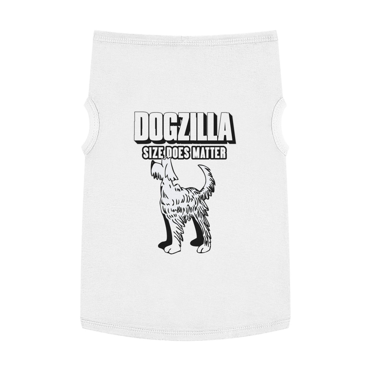 Dogzilla Size Does Matter - Pet Tank Top - Witty Twisters Fashions