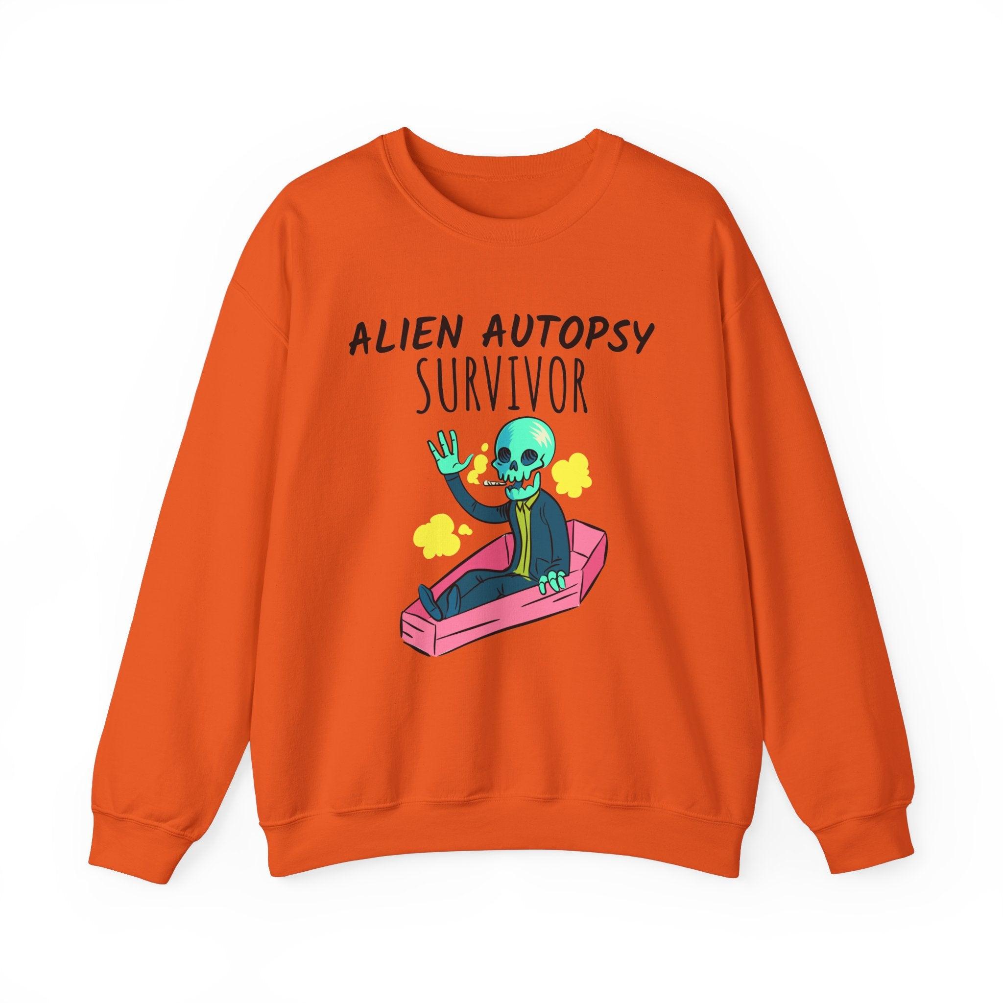 Alien Autopsy Survivor - Sweatshirt - Witty Twisters T-Shirts