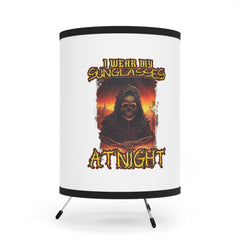 I wear my sunglasses at night - Retro Tripod Lamp - Witty Twisters Fashions