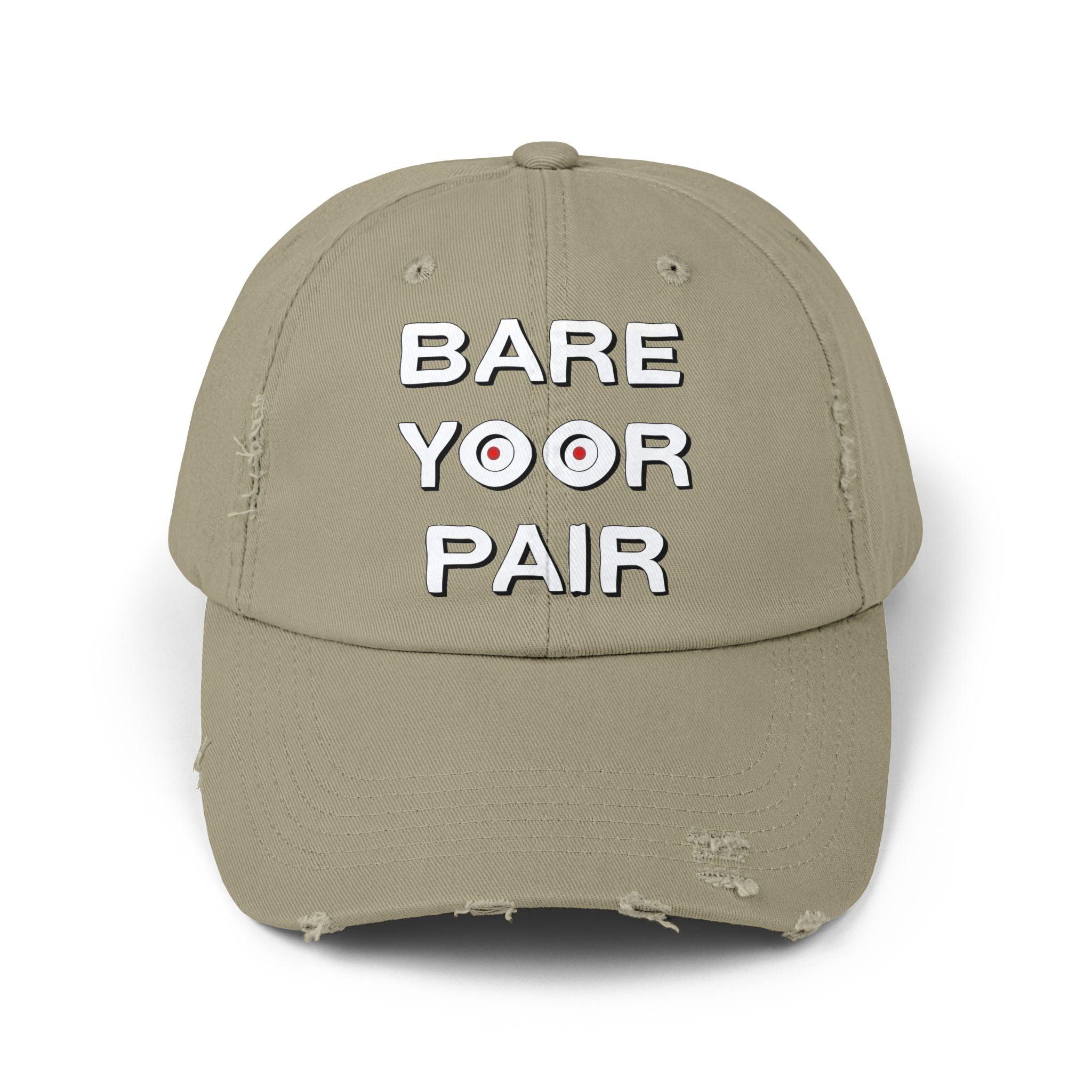 Bare Yoor Pair - Cotton Twill Distressed Baseball Cap