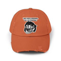 I don't have a motorboat, but I can motorboat. - Distressed Baseball Cap - Witty Twisters Fashions