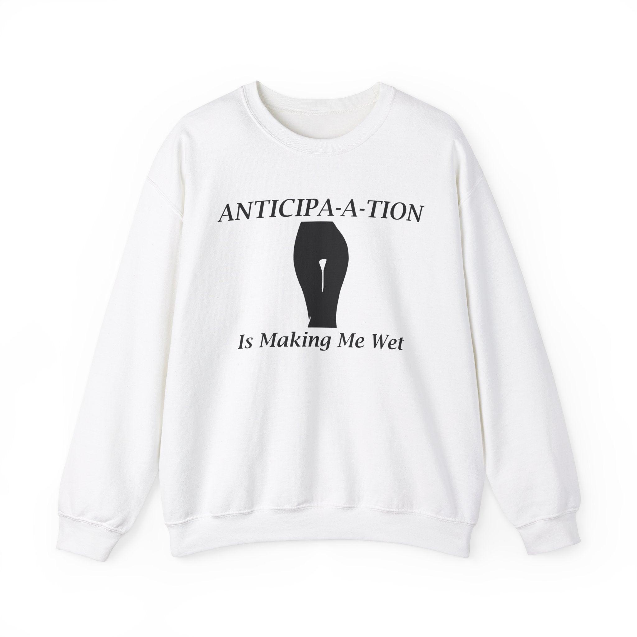 Anticipa-a-tion Is Making Me Wet - Sweatshirt - Witty Twisters Fashions