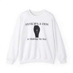 Anticipa-a-tion Is Making Me Wet - Sweatshirt - Witty Twisters Fashions