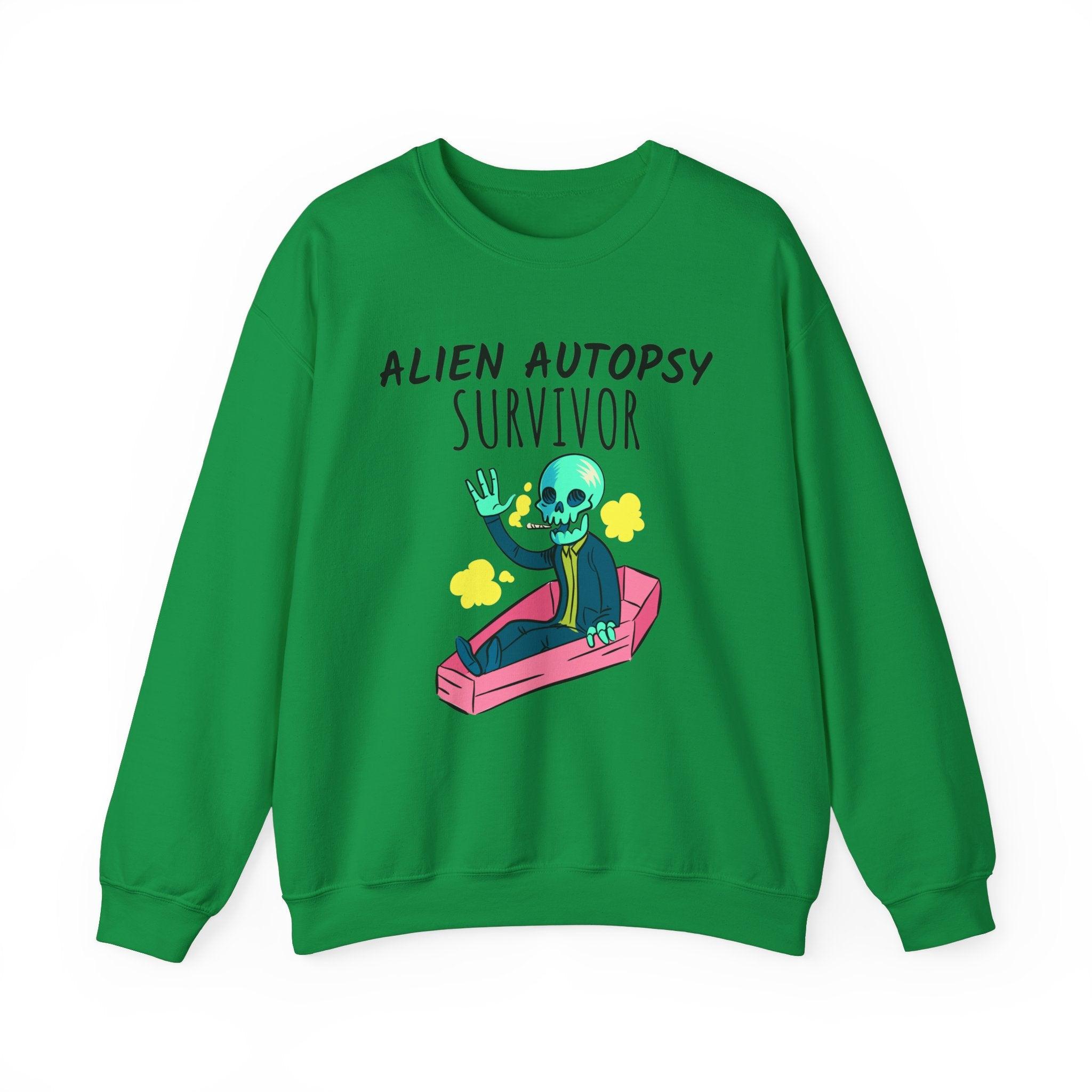 Alien Autopsy Survivor - Sweatshirt - Witty Twisters T-Shirts