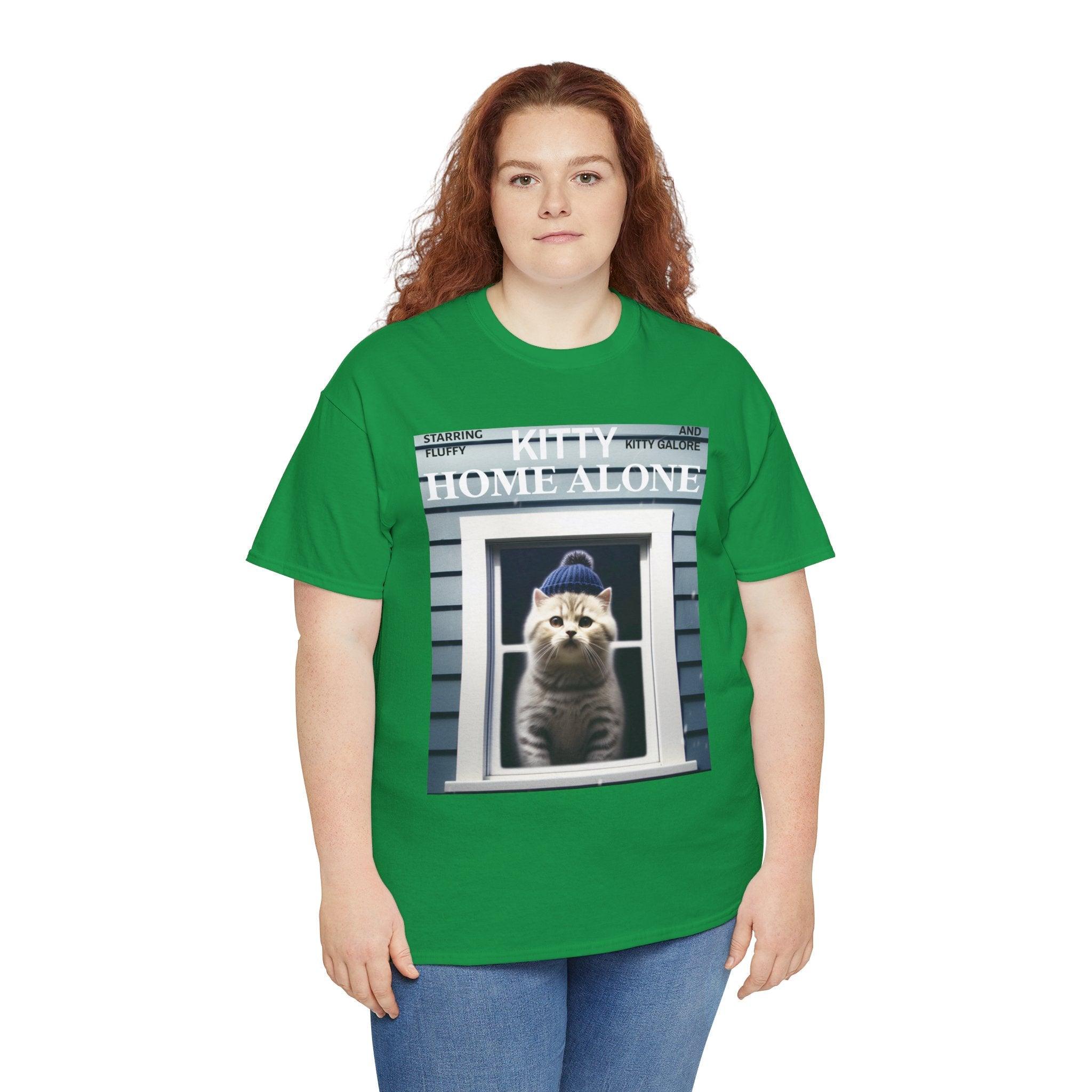 Kitty Home Alone - T-Shirt - Witty Twisters Fashions