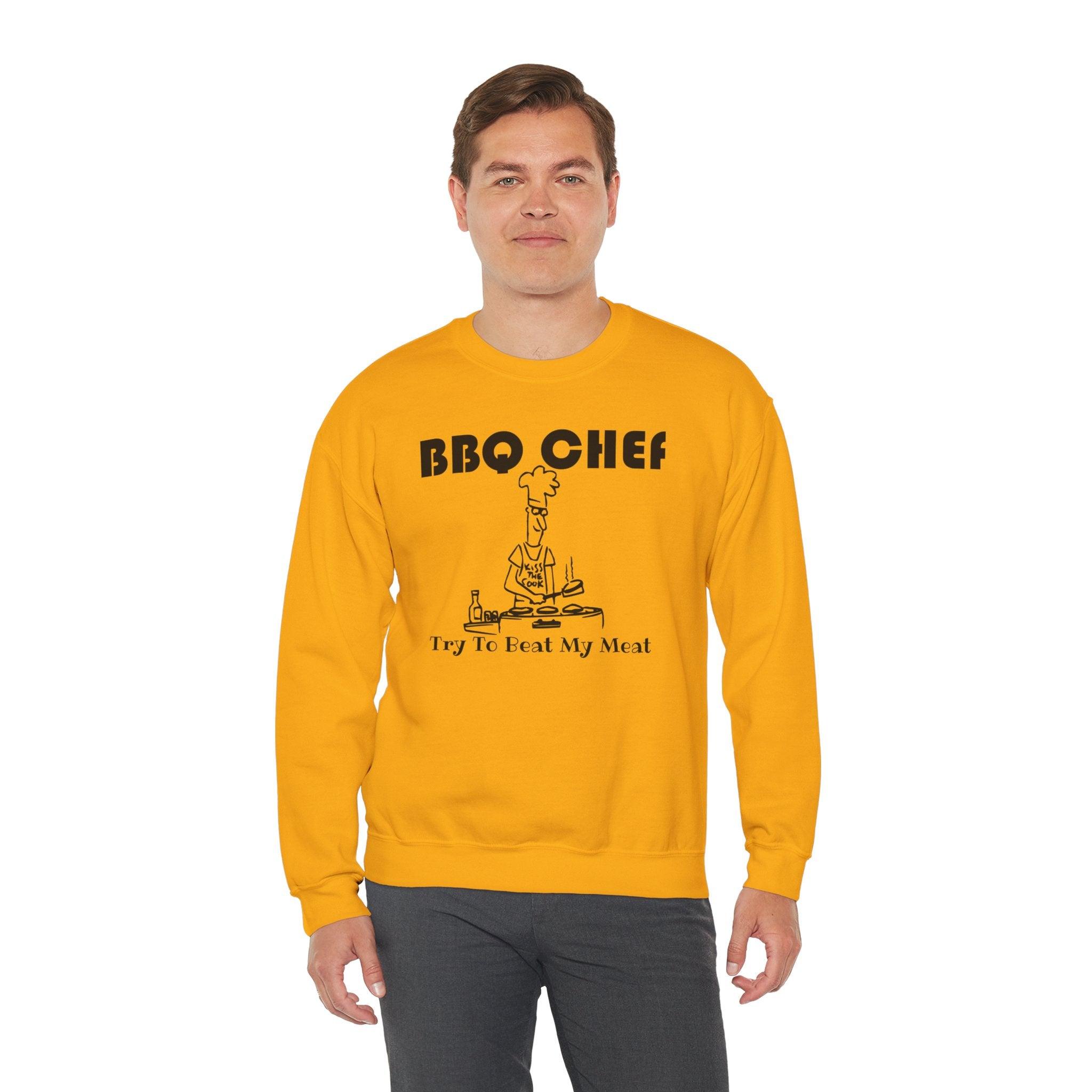 BBQ Chef Try To Beat My Meat - Sweatshirt - Witty Twisters Fashions