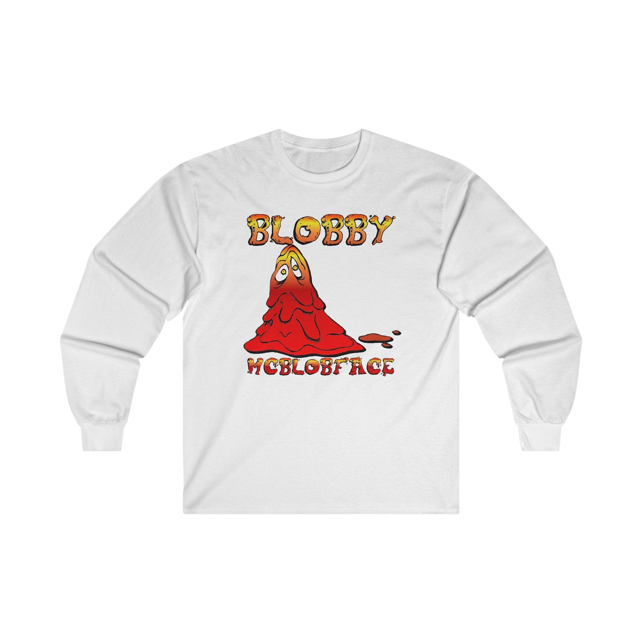 Blobby McBlobface - Long-Sleeve Tee - Witty Twisters Fashions