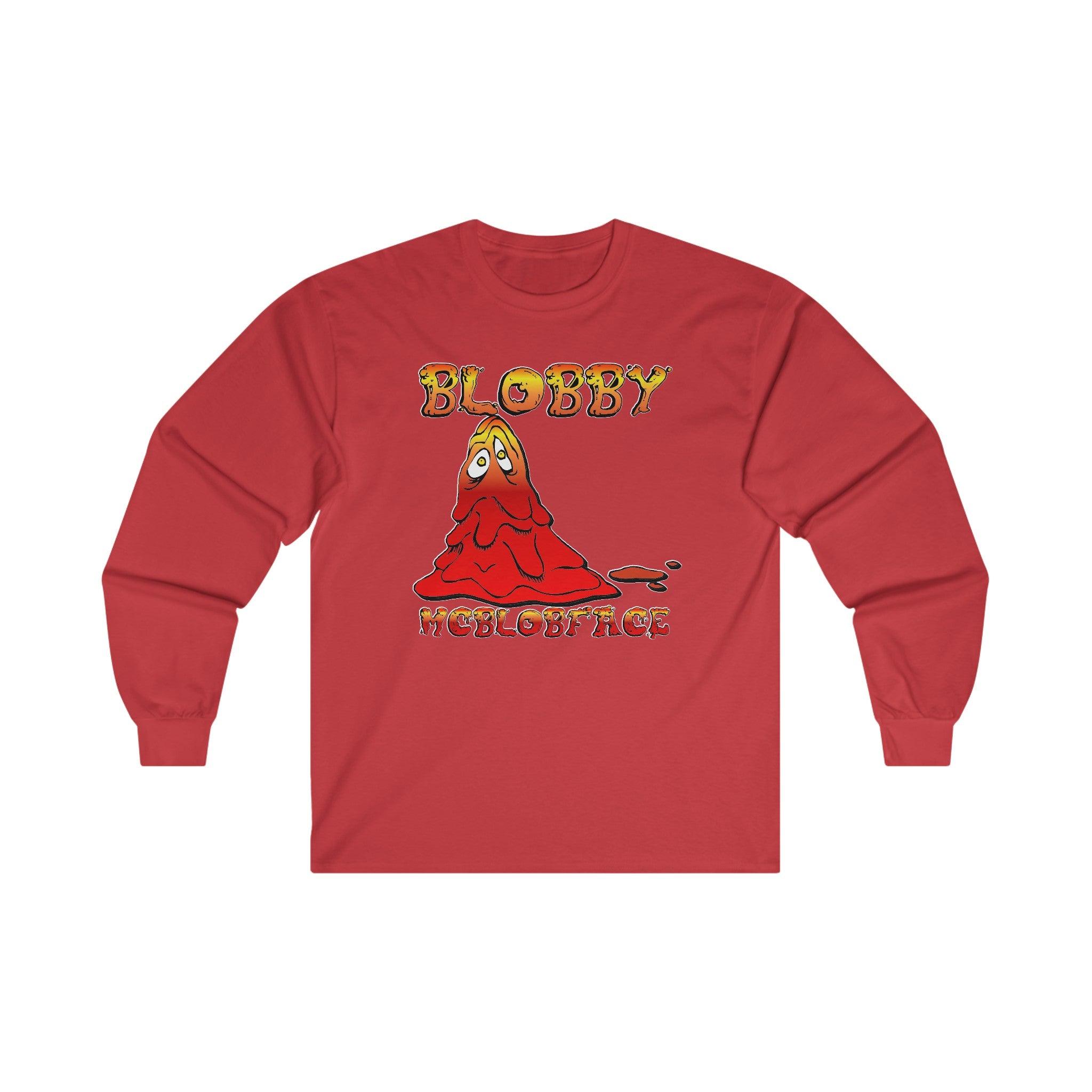 Blobby McBlobface - Long-Sleeve Tee - Witty Twisters Fashions