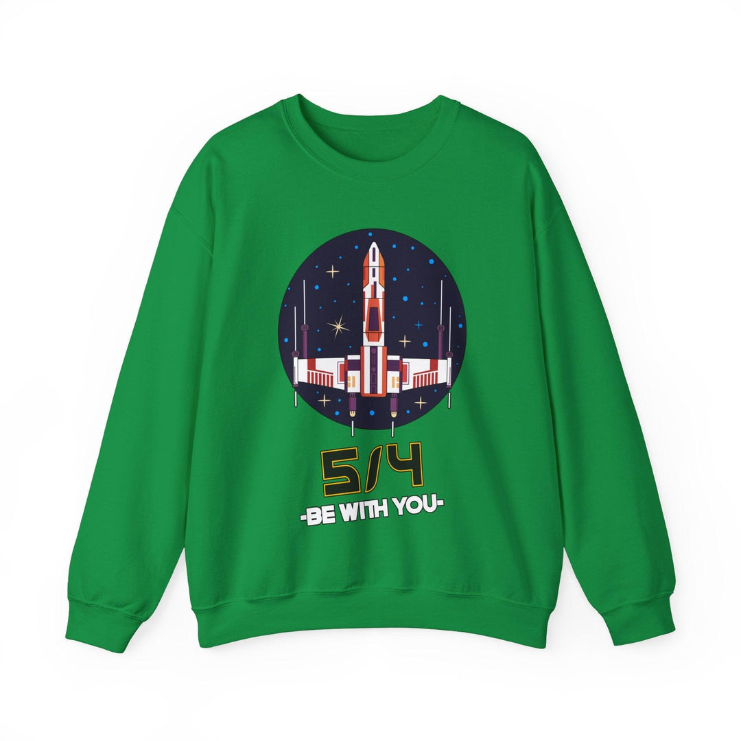 5/4 be with you - Star Wars Day - Sweatshirt - Witty Twisters T-Shirts