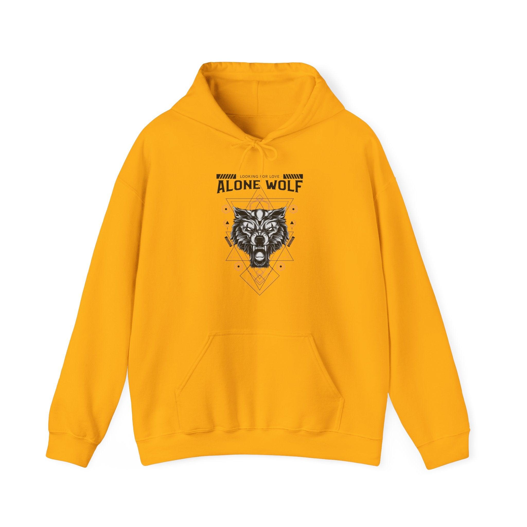 Alone Wolf Looking For Love - Hoodie - Witty Twisters Fashions