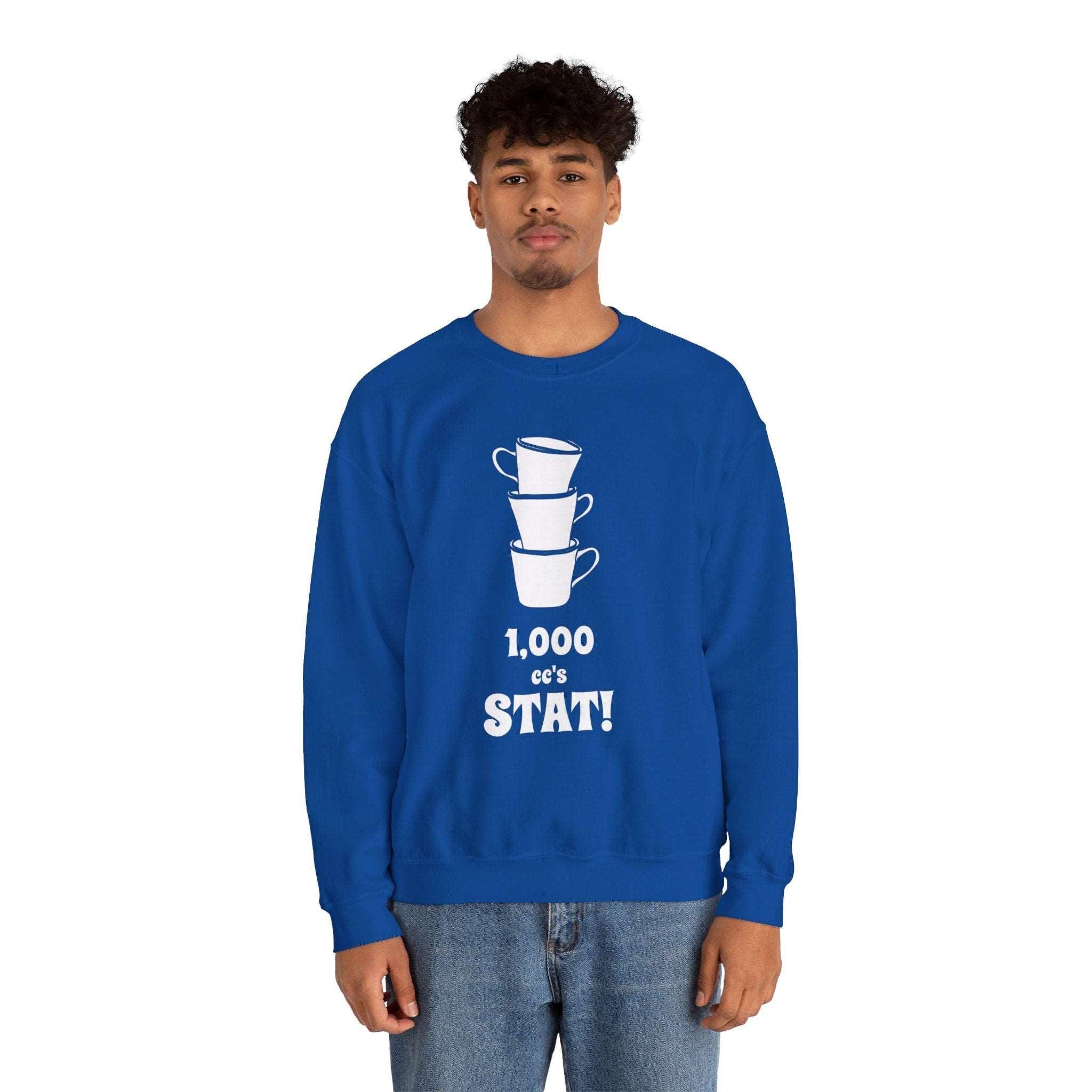 1,000 cc's Stat! - Sweatshirt - Witty Twisters Fashions