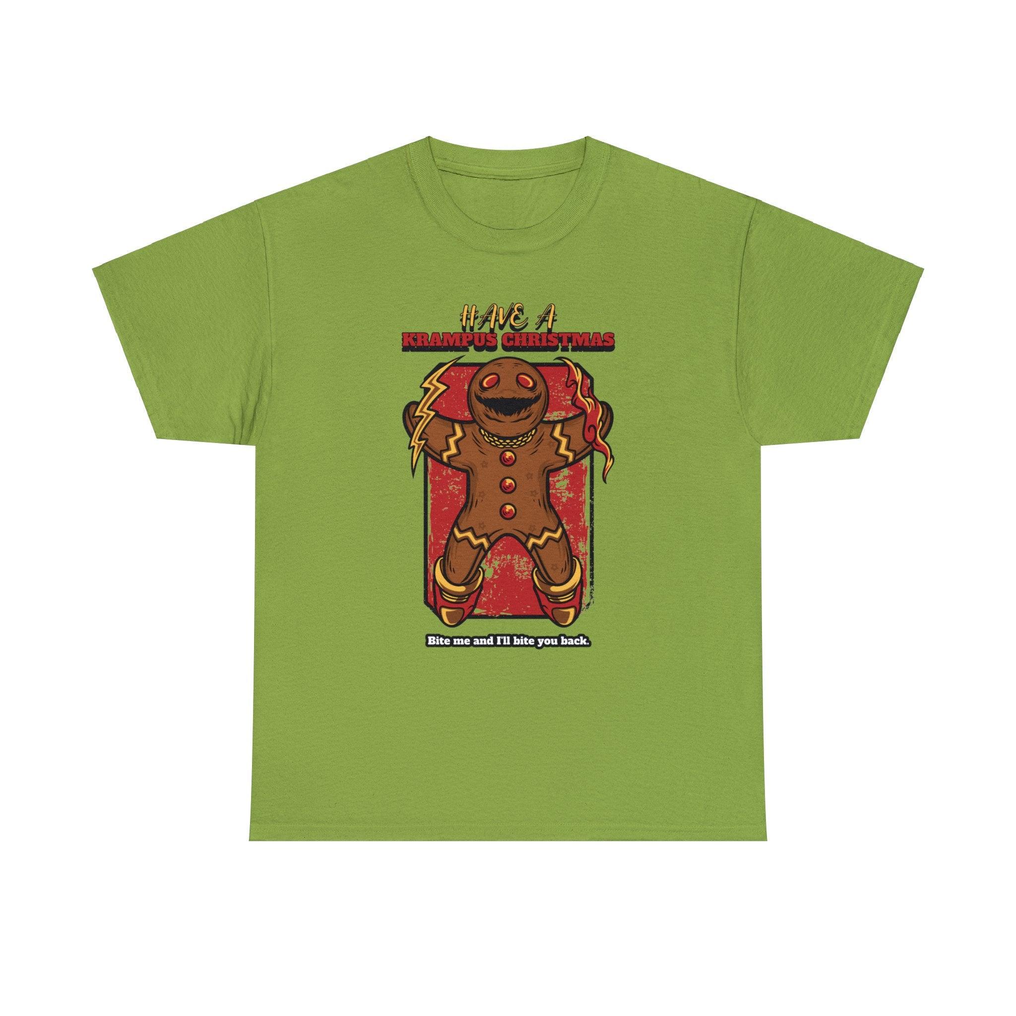 Have a Krampus Christmas - Bite me and I'll bite you back. - Witty Twisters T-Shirts