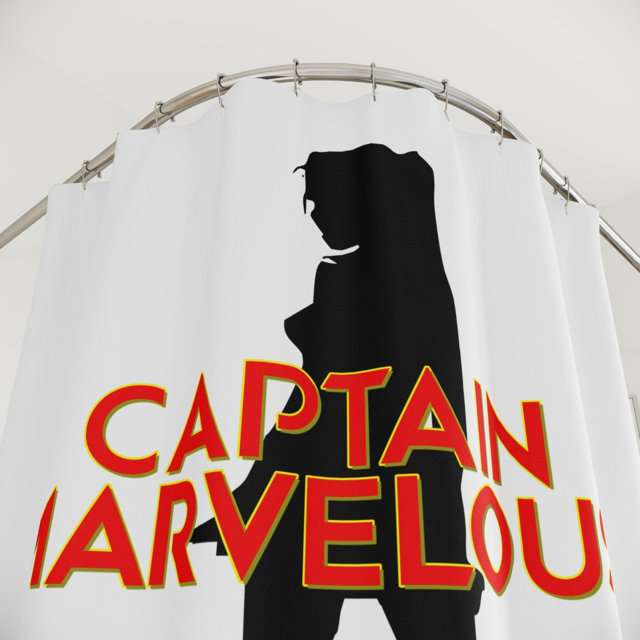 Captain Marvelous - Shower Curtains - Witty Twisters Fashions