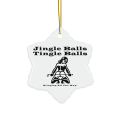 Jingle Balls ... Stinging All The Way - Ceramic Ornaments