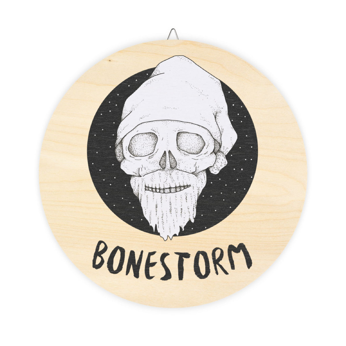 Bonestorm - Wood Sign