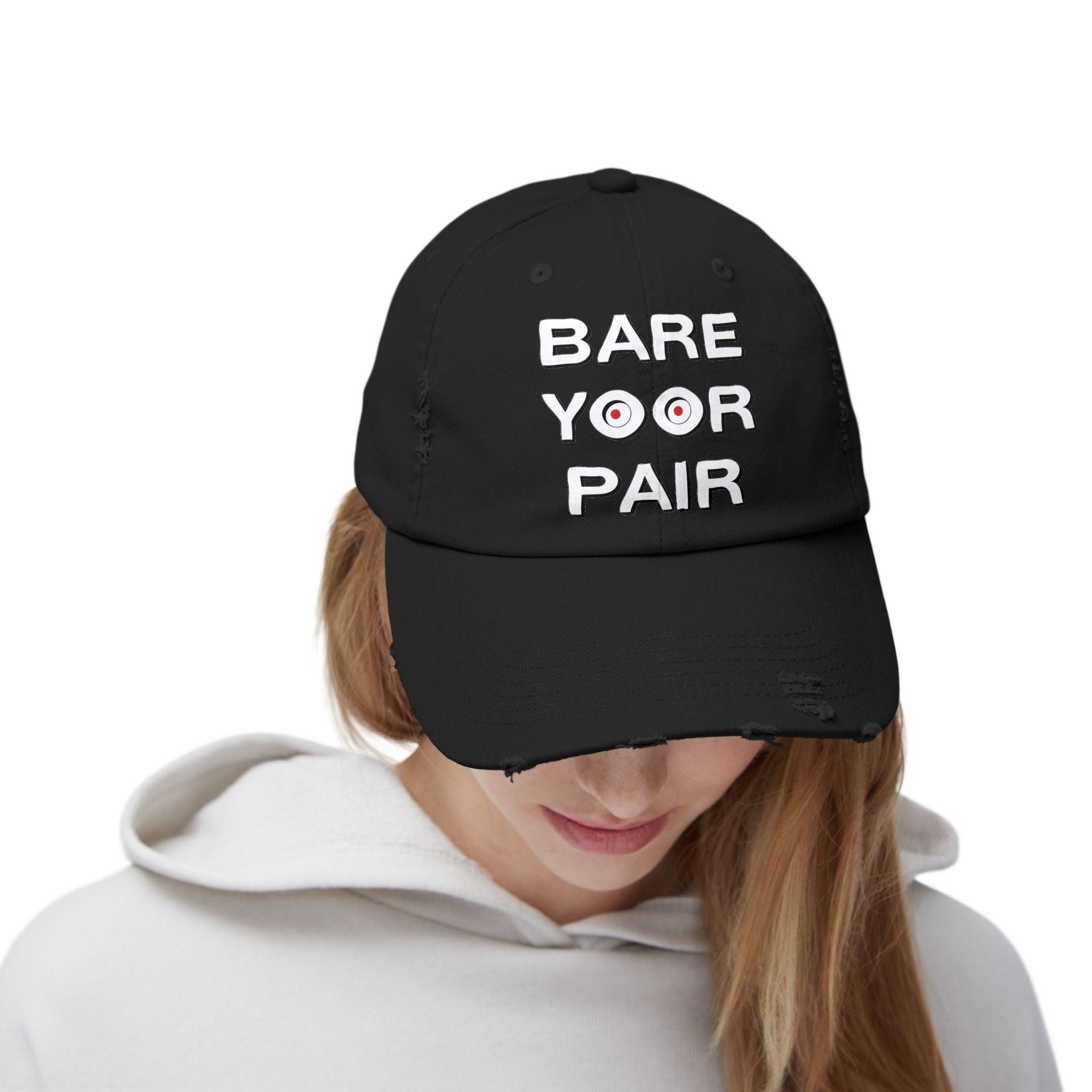 Bare Yoor Pair - Cotton Twill Distressed Baseball Cap