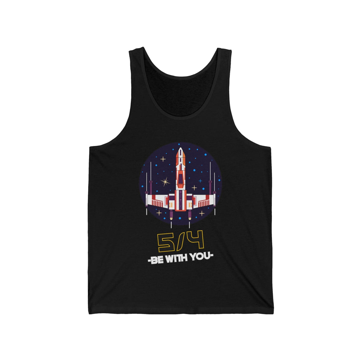 5/4 be with you - Star Wars Day - Tank Top - Witty Twisters Fashions