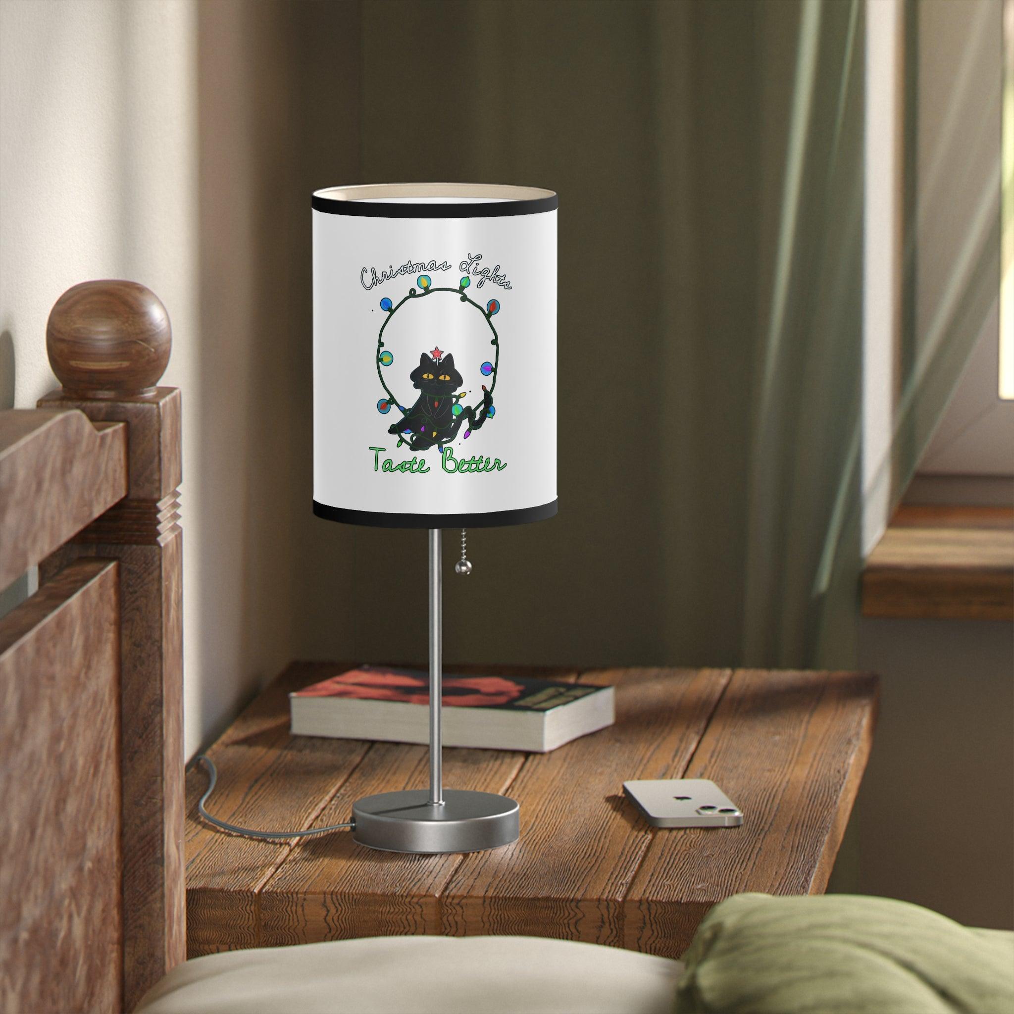 Christmas Lights Taste Better - Lamp on a Stand