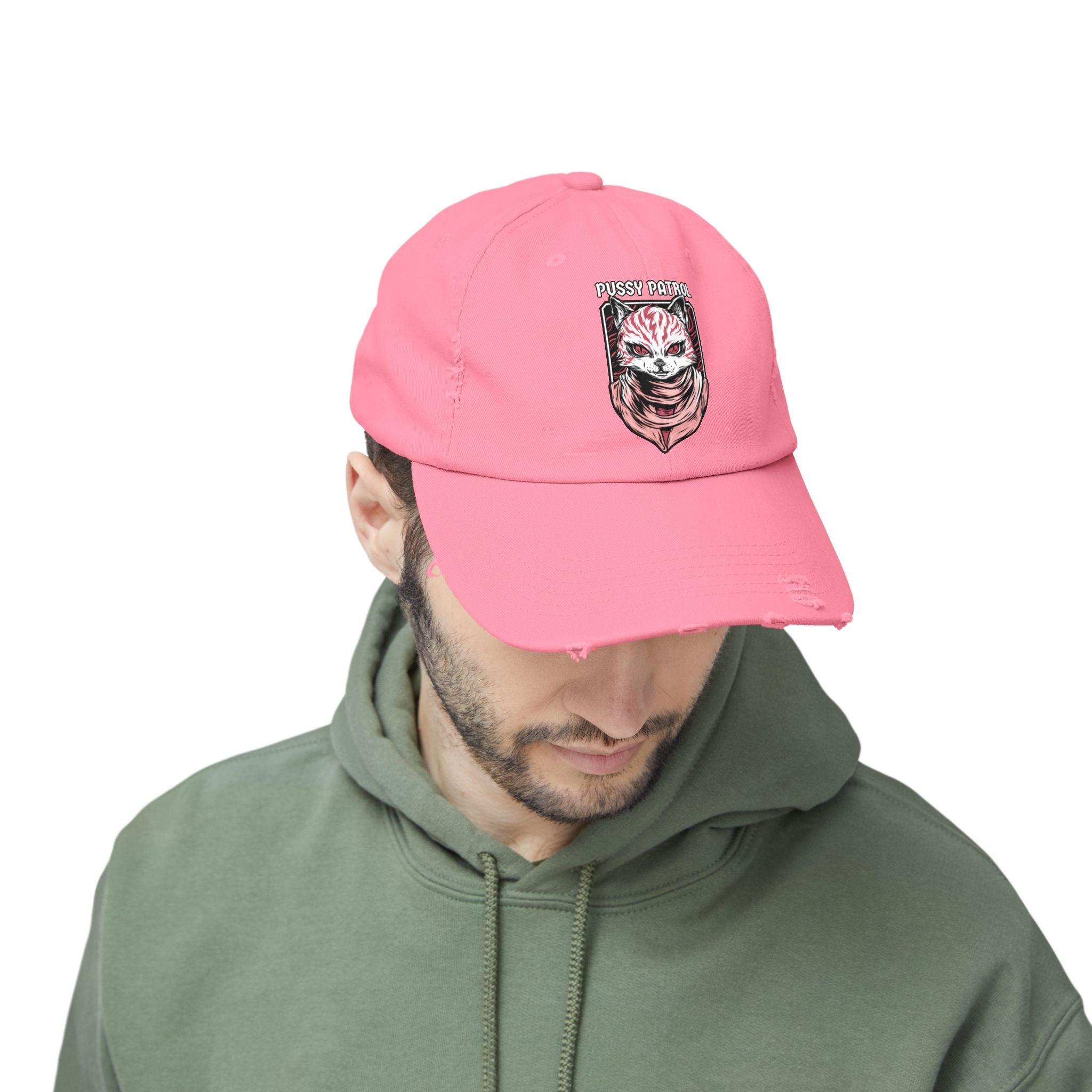 Pussy Patrol - Cotton Twill Distressed Baseball Cap