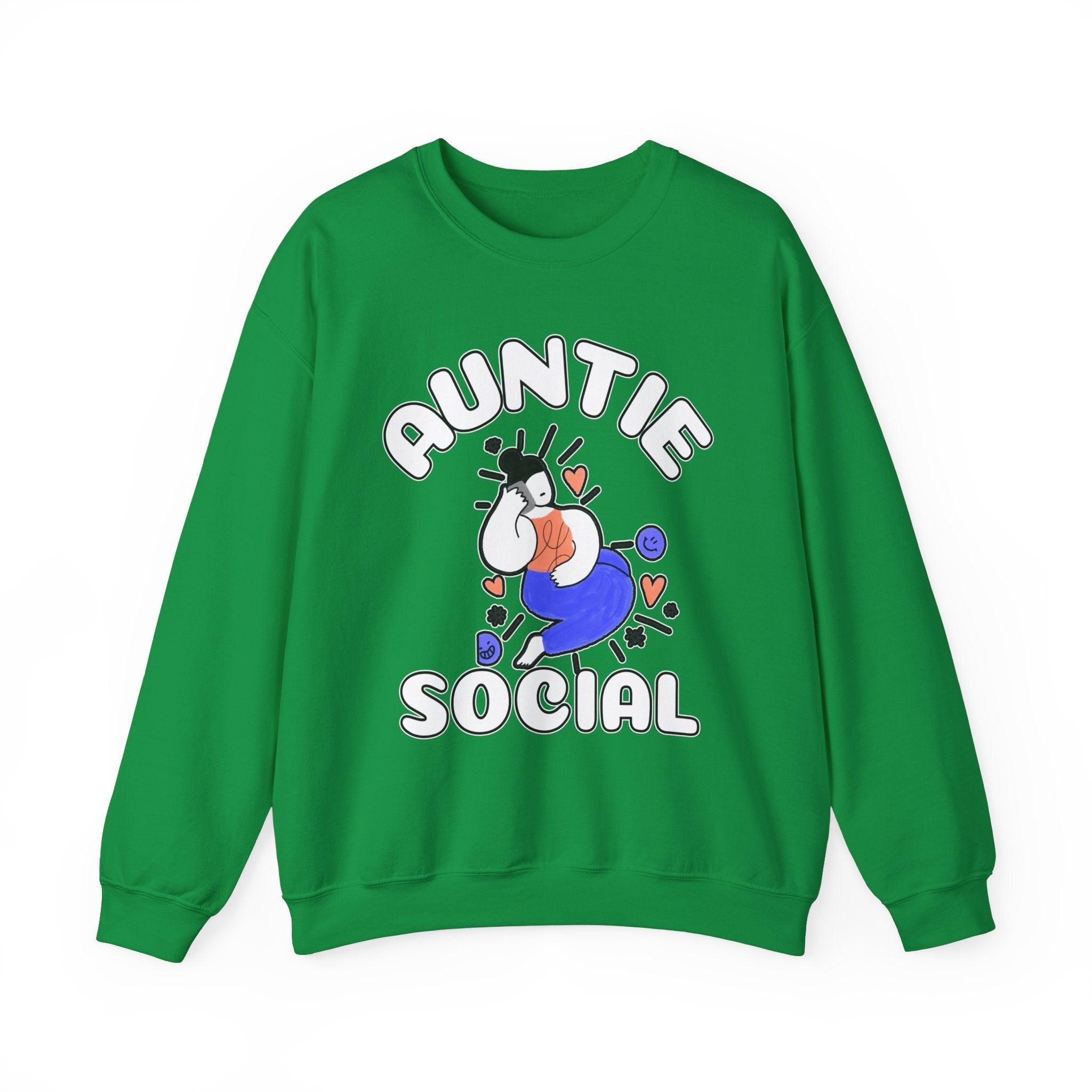 Auntie Social - Sweatshirt - Witty Twisters Fashions