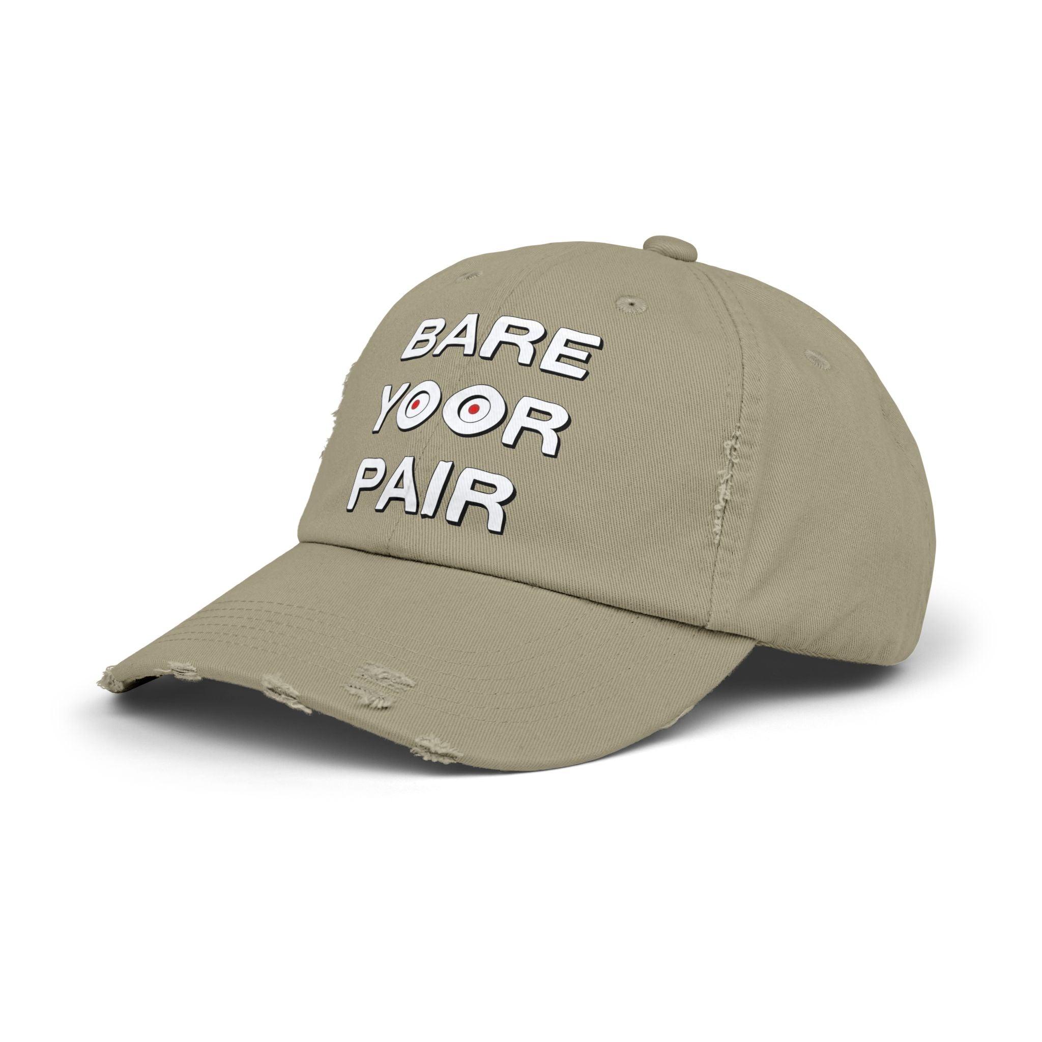 Bare Yoor Pair - Cotton Twill Distressed Baseball Cap