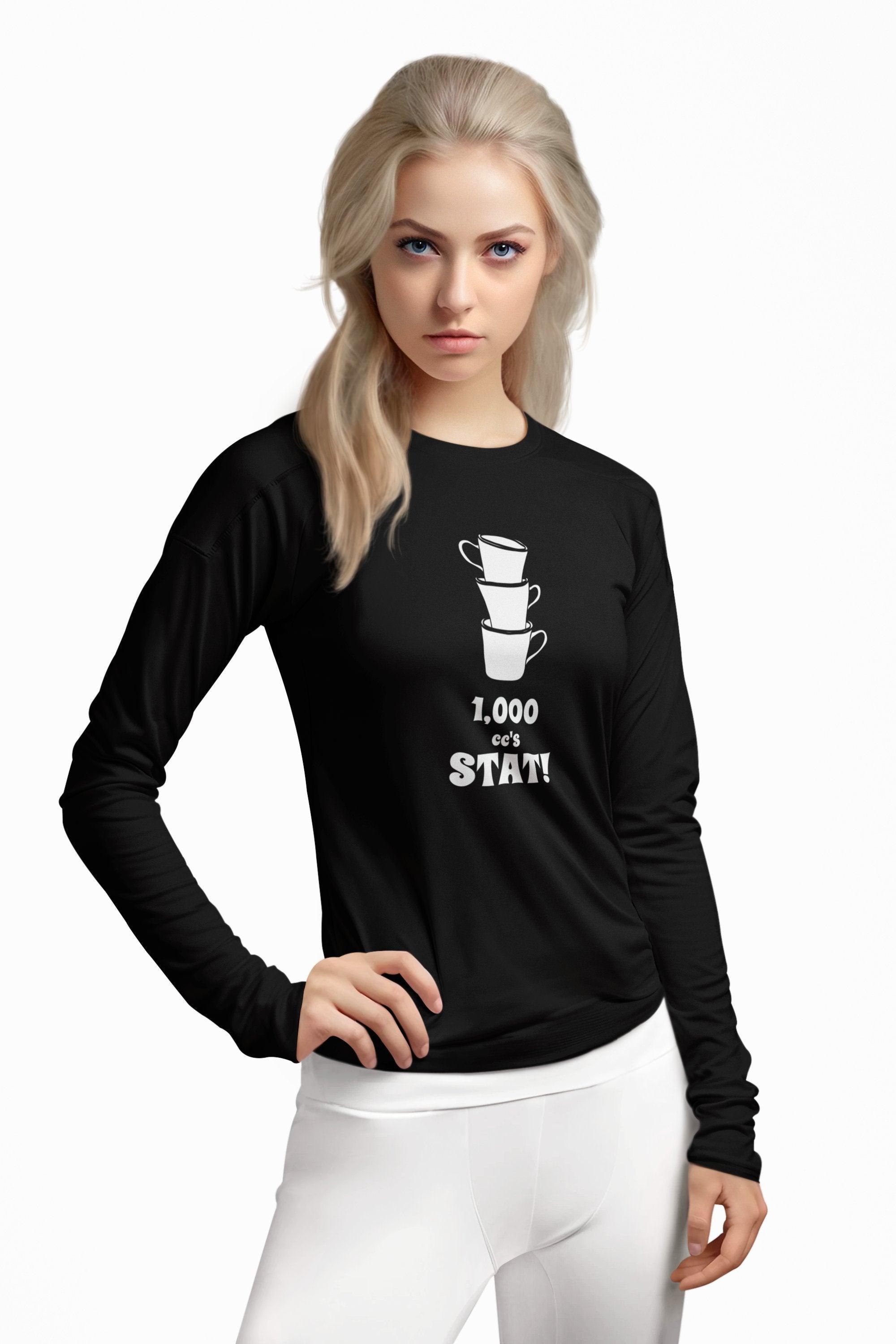 1,000 cc's Stat! - Long-Sleeve Tee - Witty Twisters Fashions