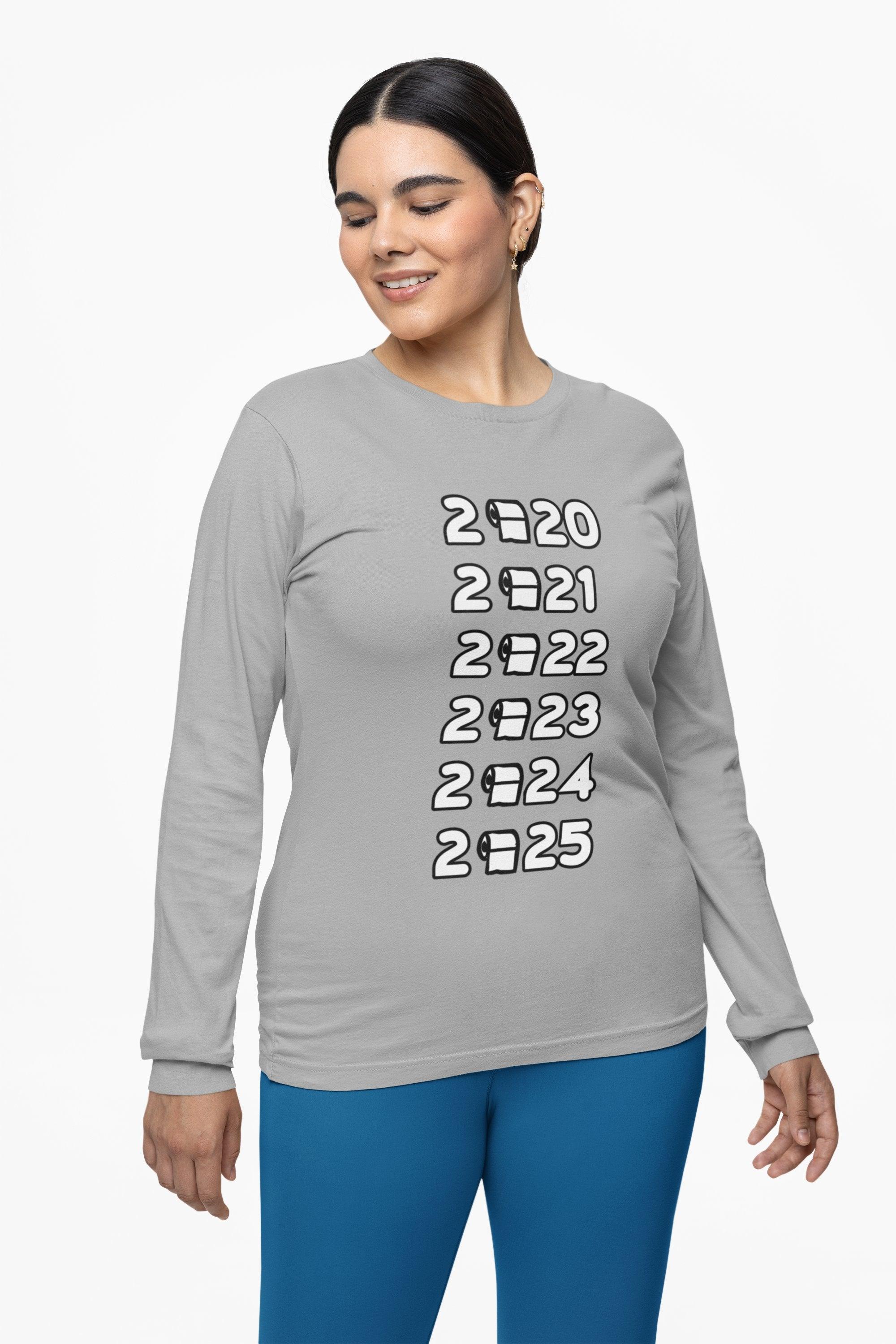 2020 2021 2022 2023 2024 2025 - Long-Sleeve Tee - Witty Twisters Fashions