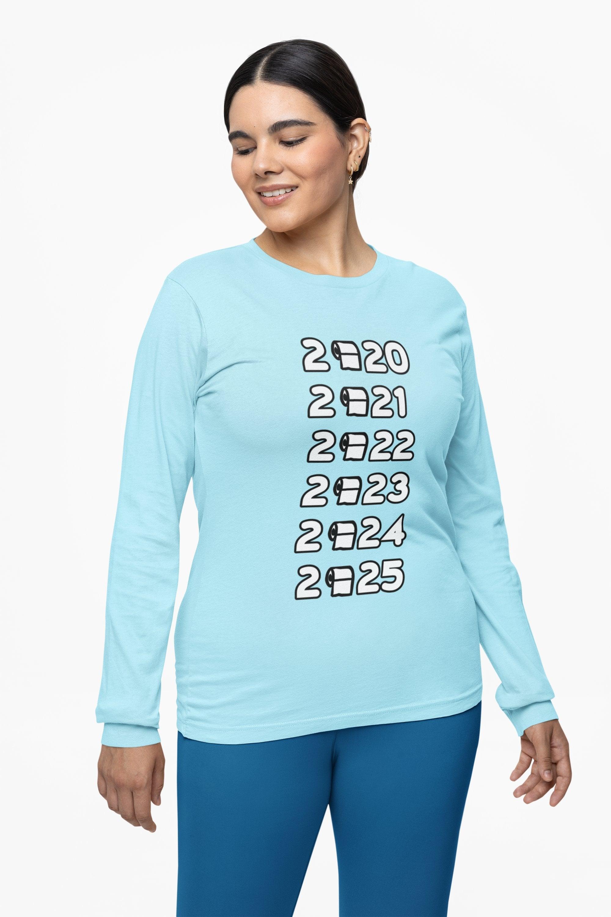 2020 2021 2022 2023 2024 2025 - Long-Sleeve Tee - Witty Twisters Fashions