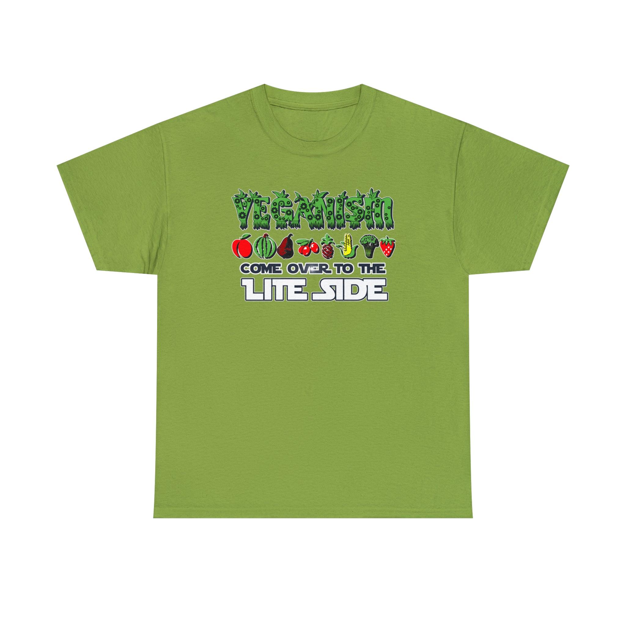 VEGANISM Come Over To The Lite Side - T-Shirt - Witty Twisters Fashions