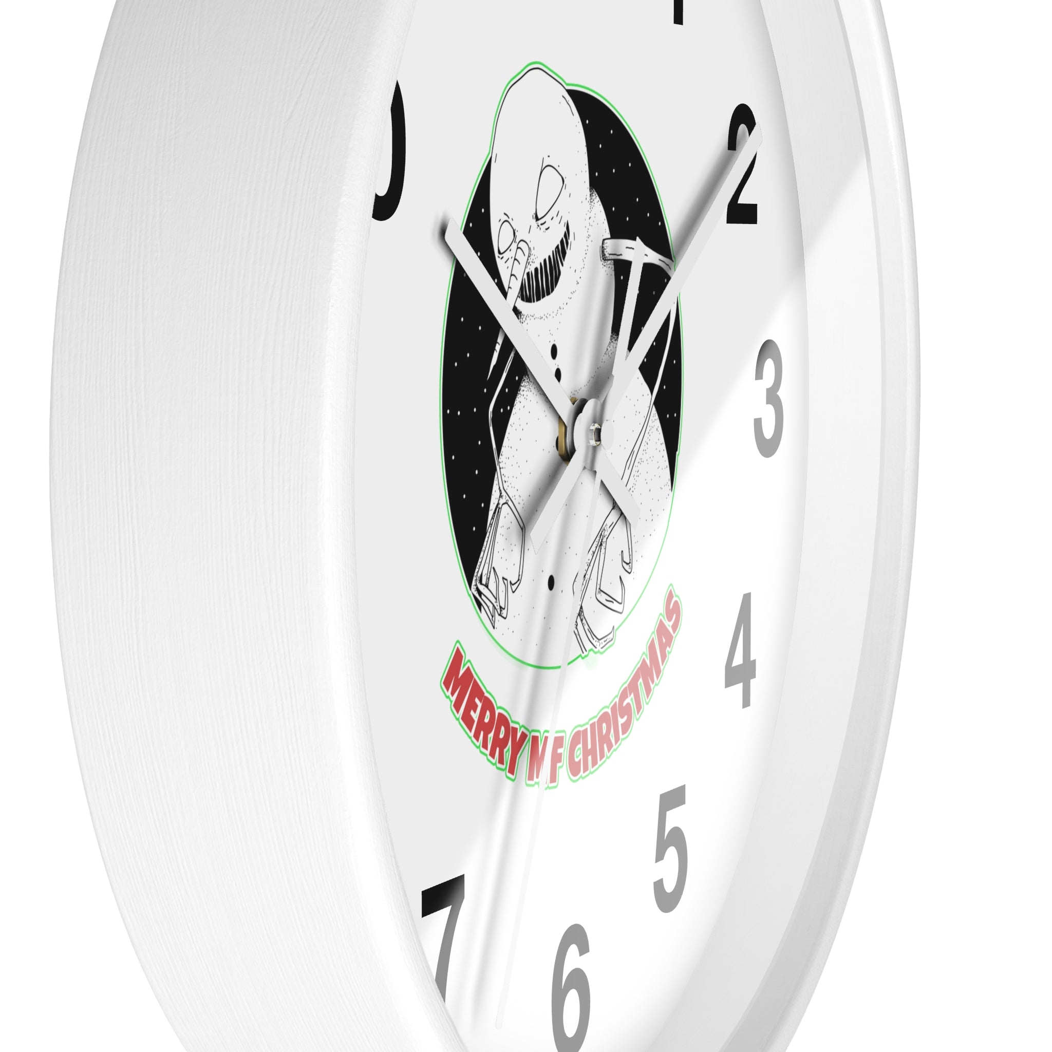 Merry MF Christmas - Wall Clock