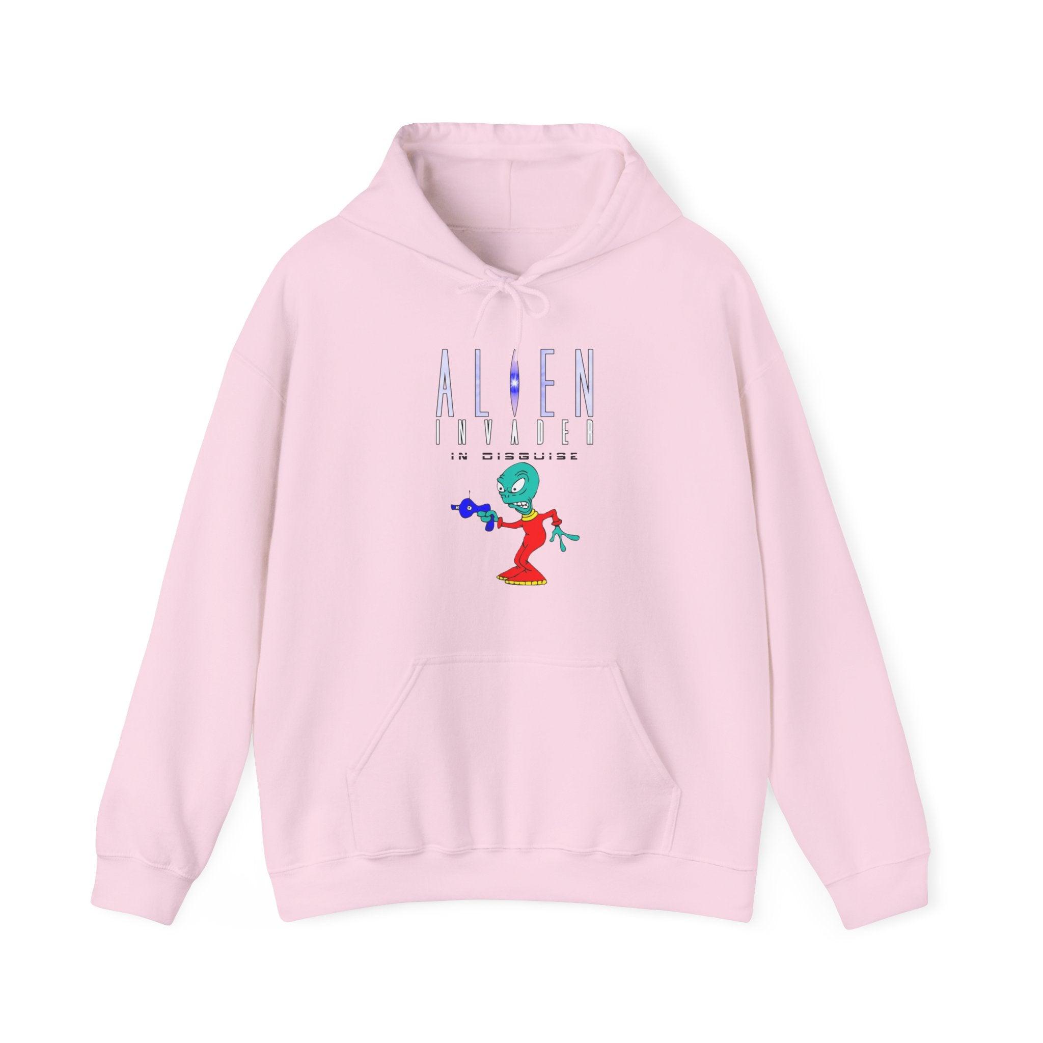 Alien Invader In Disguise - Hoodie - Witty Twisters Fashions