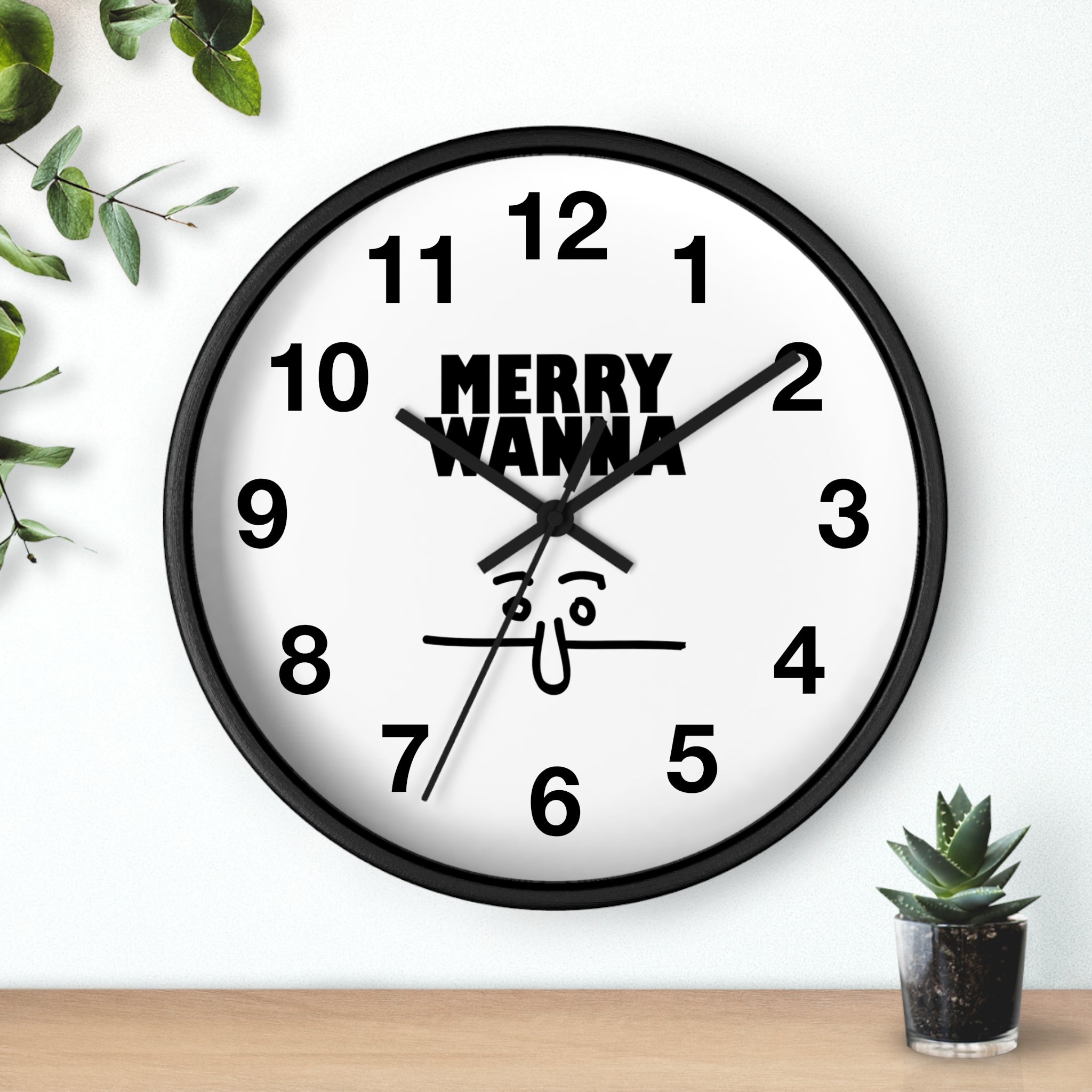 Merry Wanna - Wall Clock