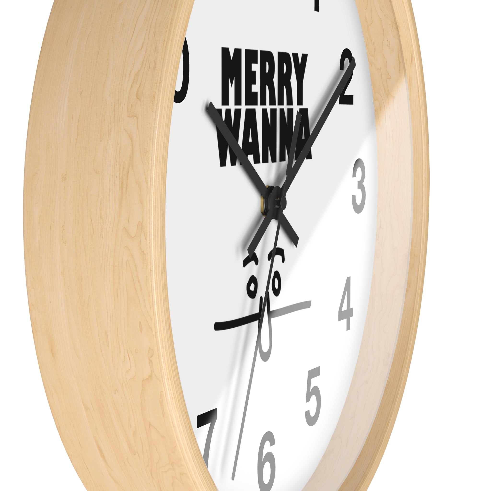 Merry Wanna - Wall Clock