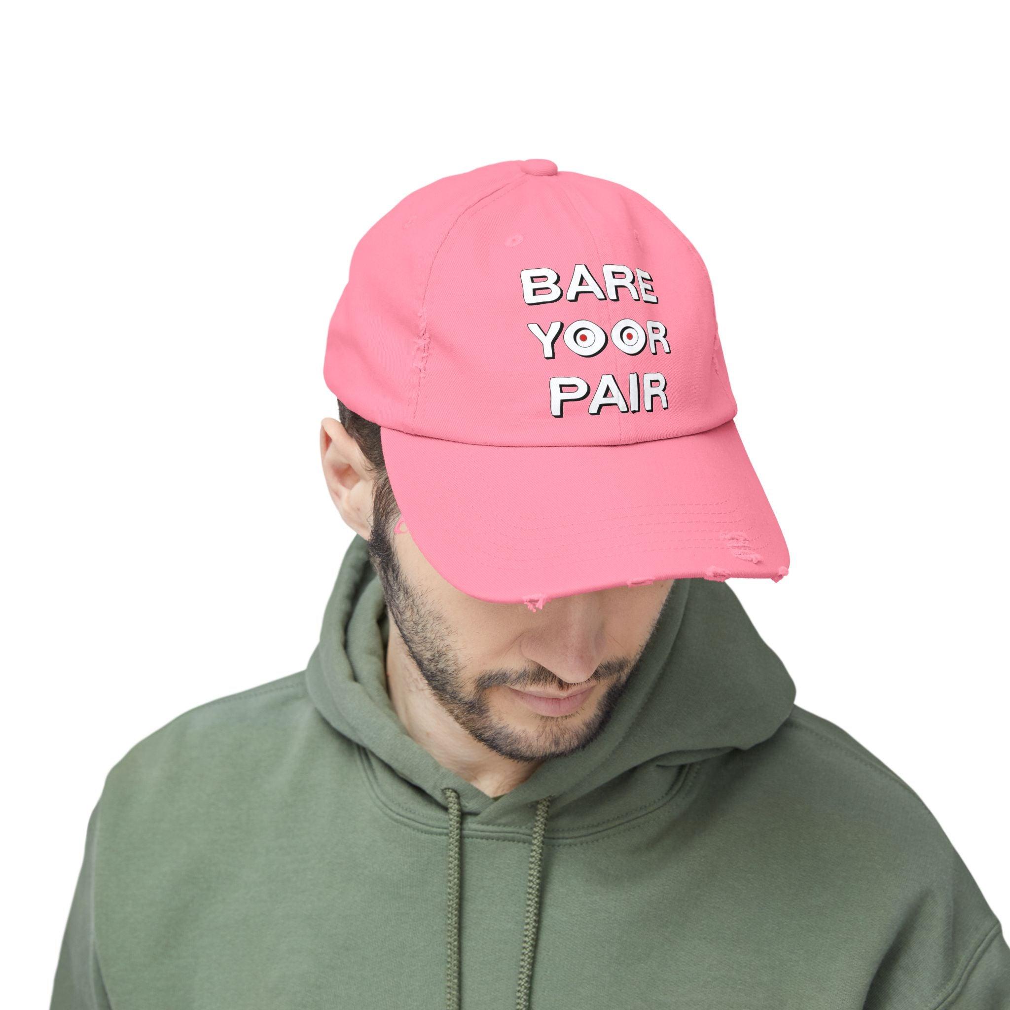 Bare Yoor Pair - Cotton Twill Distressed Baseball Cap