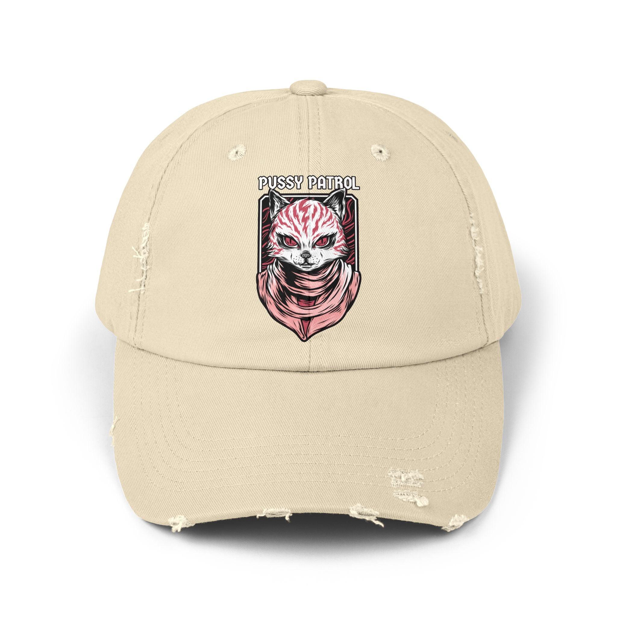 Pussy Patrol - Cotton Twill Distressed Baseball Cap