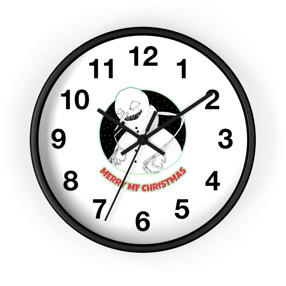 Merry MF Christmas - Wall Clock