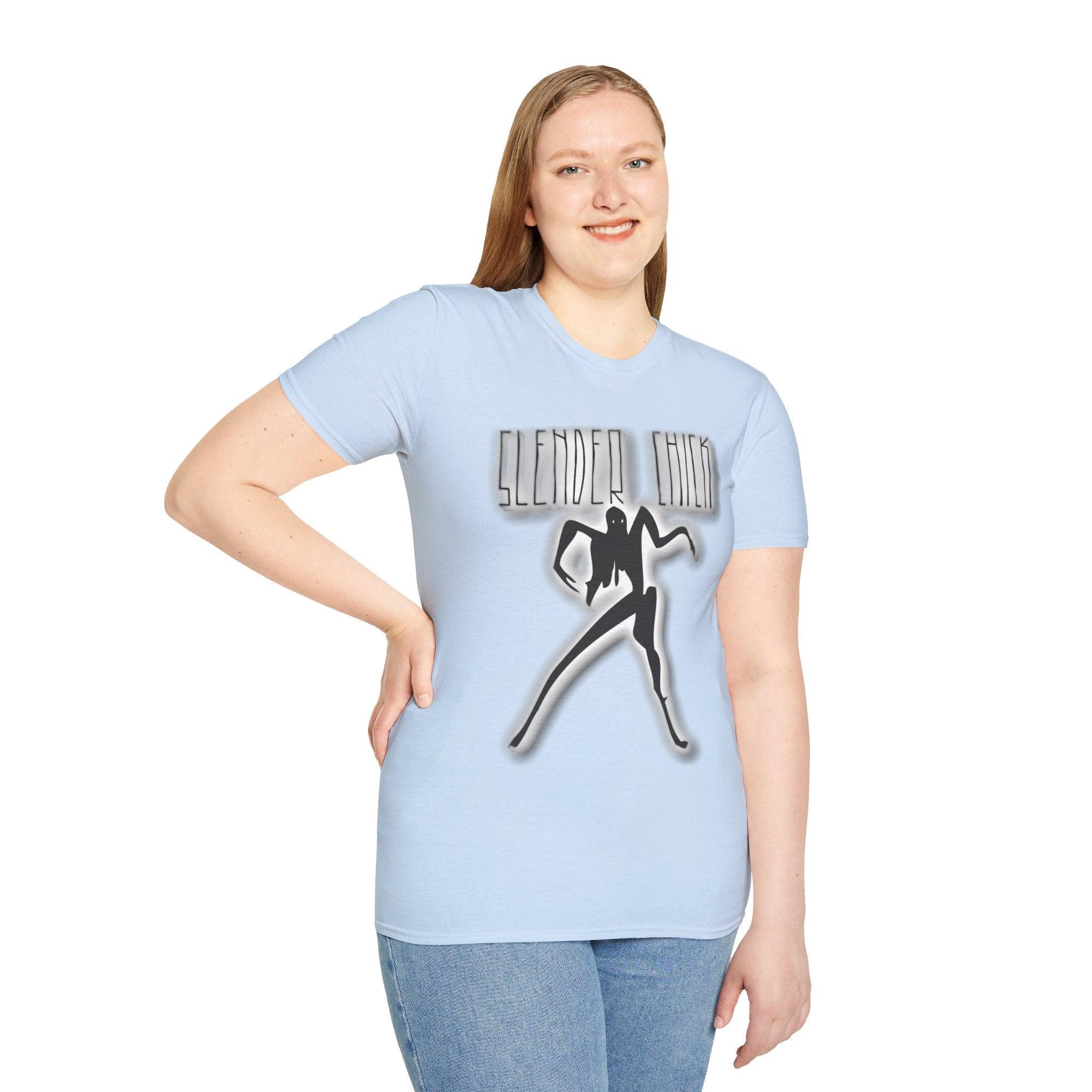 Slender Chick - Softstyle T-Shirt - Witty Twisters Fashions