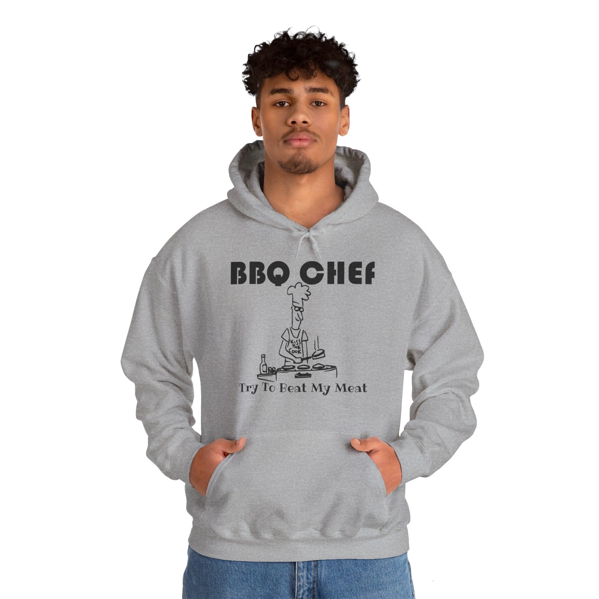 BBQ Chef Try To Beat My Meat - Hoodie - Witty Twisters Fashions