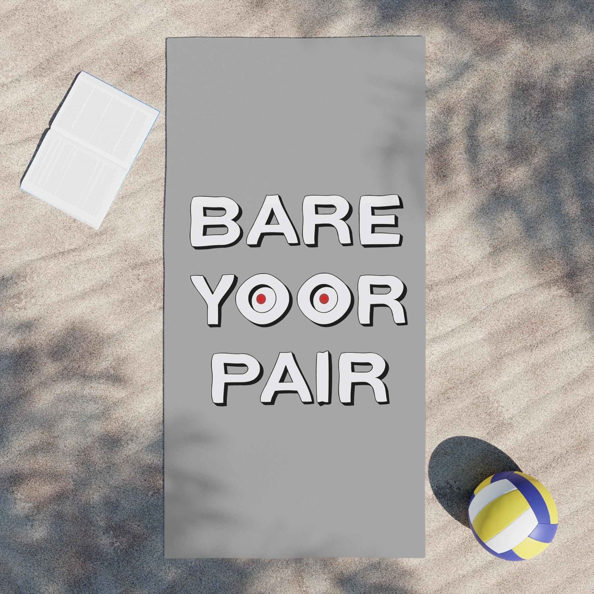 Bare Yoor Pair - Beach Towels - Witty Twisters Fashions