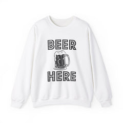 Beer Here - Sweatshirt - Witty Twisters T-Shirts